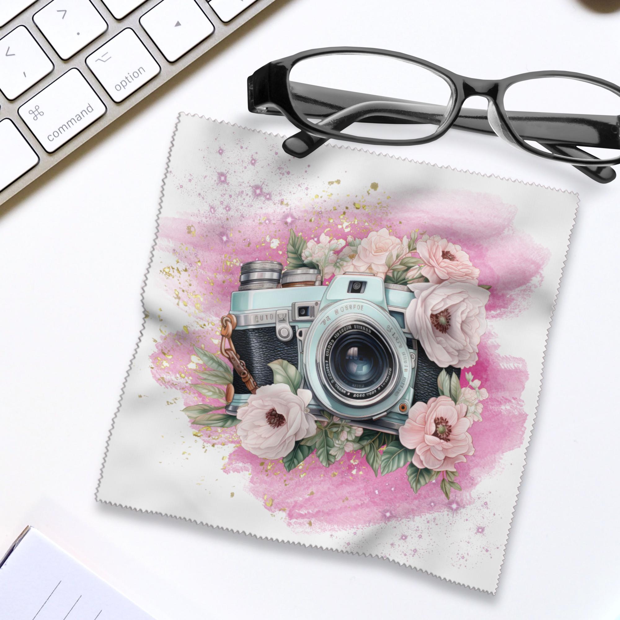 Brillenputztuch – Individuell bedrucktes Mikrofasertuch für Brillen, Displays & mehr | Perfektes Geschenk für Fotografen #BE2
