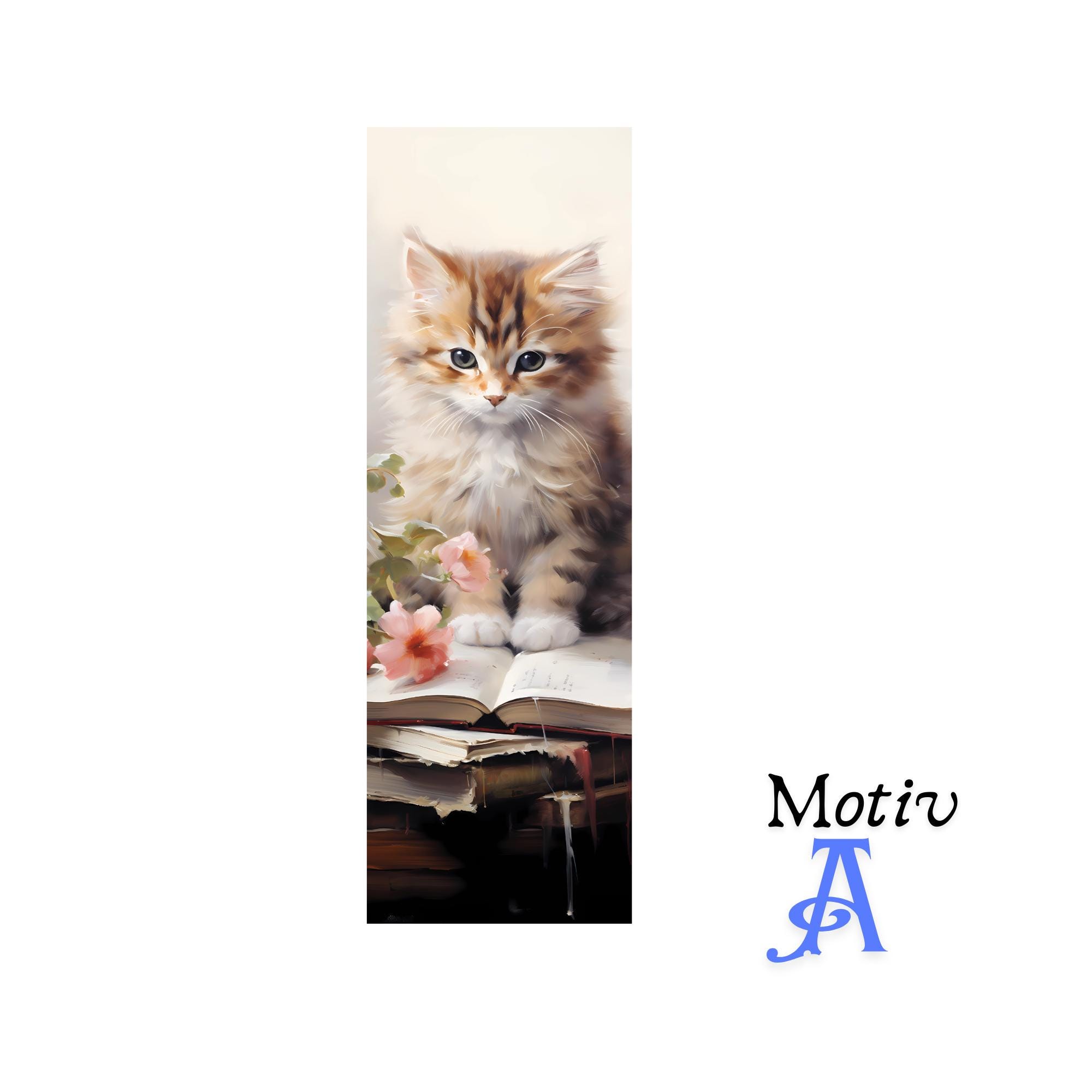 Lesezeichen aus Aluminium Geschenk zum Geburtstag Buchgeschenk "Motiv Katze" Bookmark - 2 Motive zur Auswahl  #LEALU