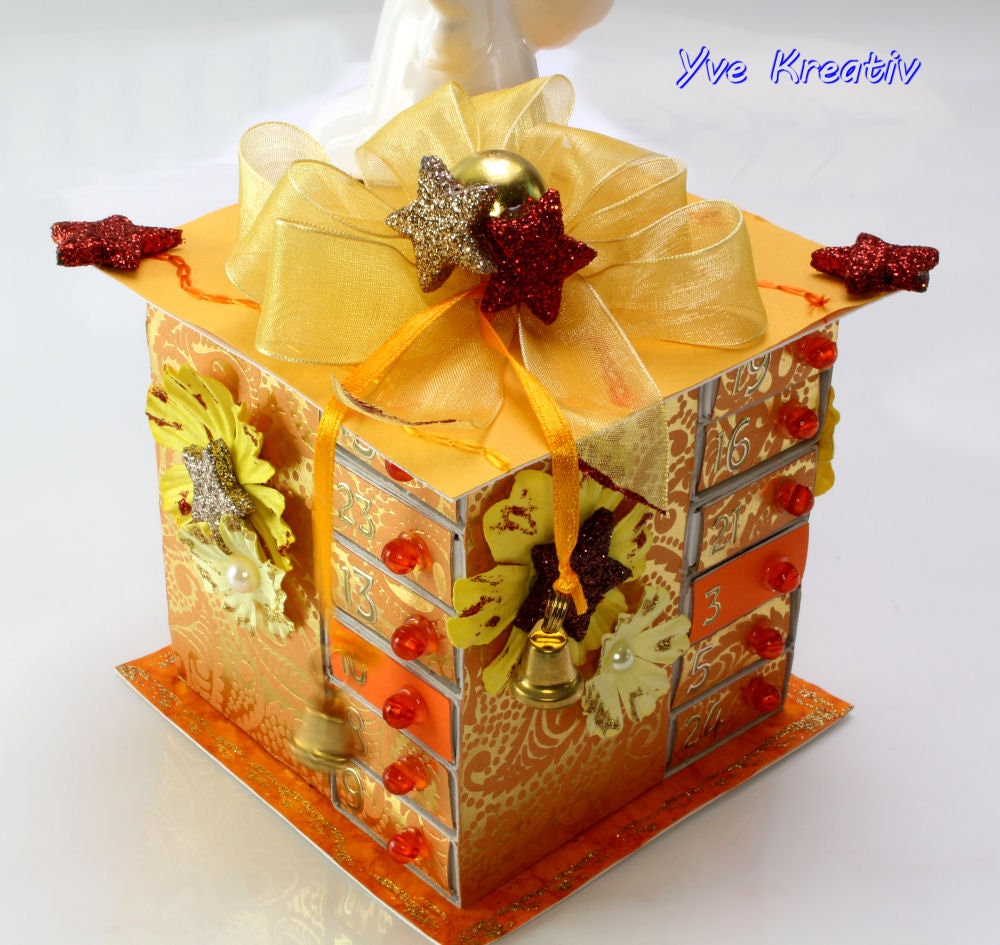Adventskalender "Engel" / Streichholzschachteln / Tischkalender / X-Mas zum Befüllen aus 24 Streichholzschachteln  #627795461