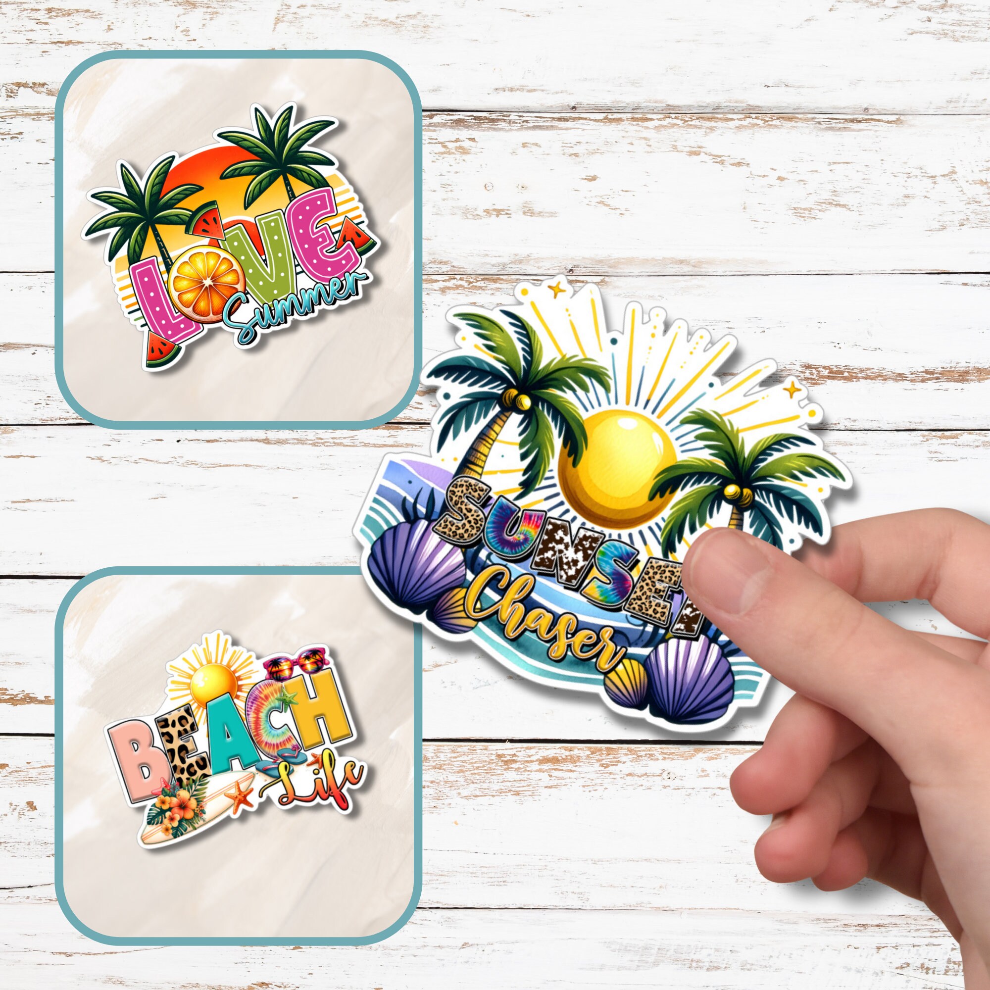 Kofferaufkleber, Aufkleber, Reiseaufkleber, Urlaub Sticker, großer Koffer Sticker  - 3 Aufkleber zur Auswahl in Weiß oder Transparent  #SEG8