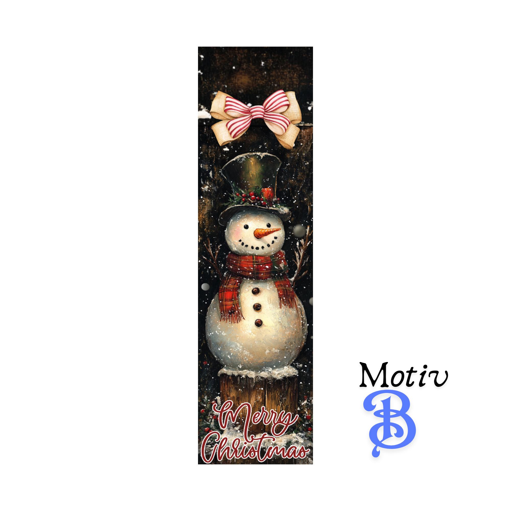 Lesezeichen aus Aluminium Geschenk zu Weihnachten oder für Adventskalender Bücher Bookmark - 2 Motive zur Auswahl  #LEALU