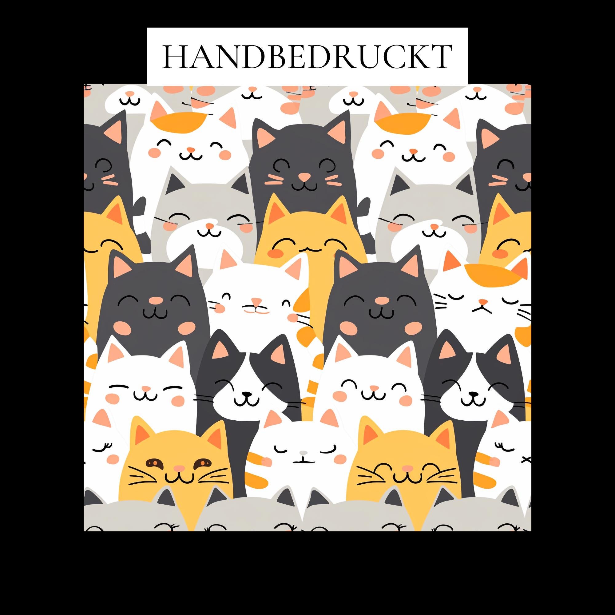 Brillenputztuch Katzen Geschenk Freundin Mitbringsel Katzenmama bedrucktes Mikrofasertuch für Sonnenbrille Brillentuch für Displays #TI153