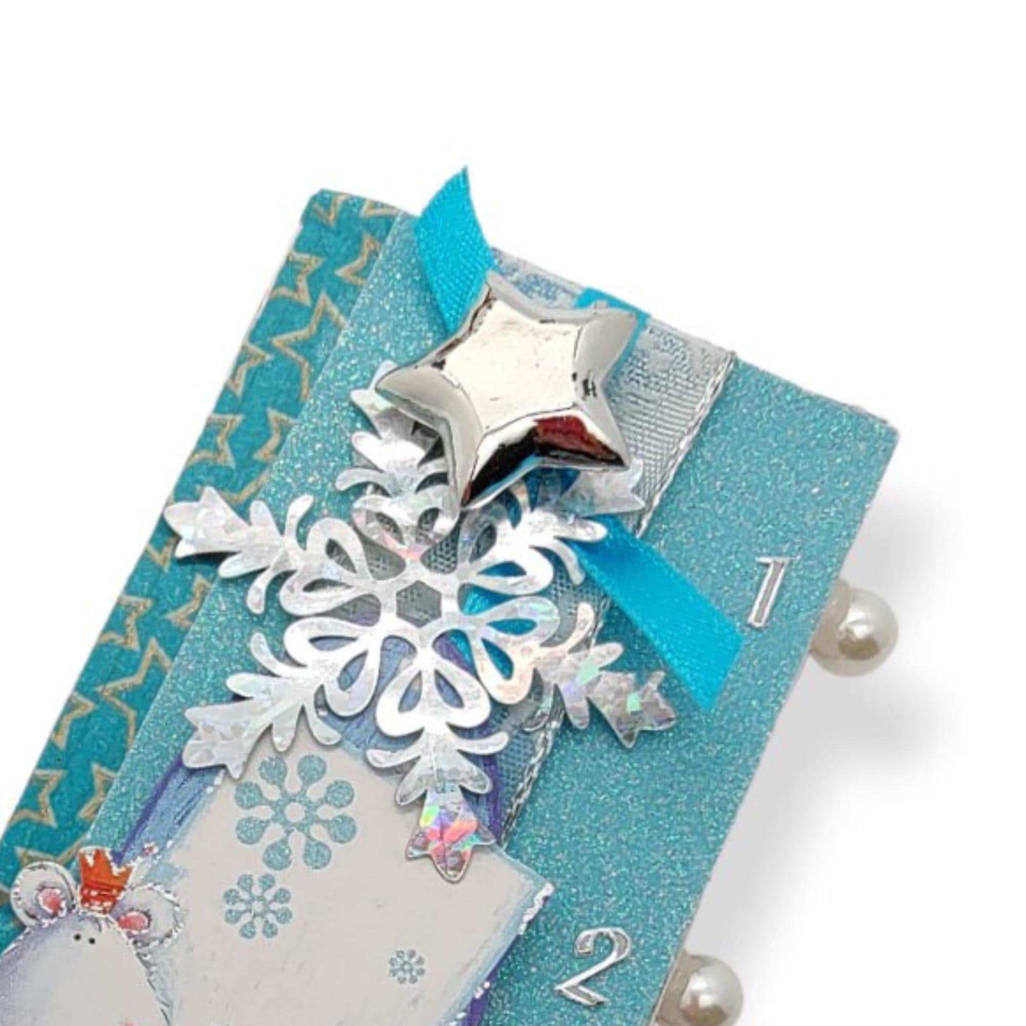 Adventskalender zum Befüllen aus 4 Streichholzschachteln Upcycling kleine Adventsgeschenke Geldgeschenk Weihnachten Mitbringsel #627796339