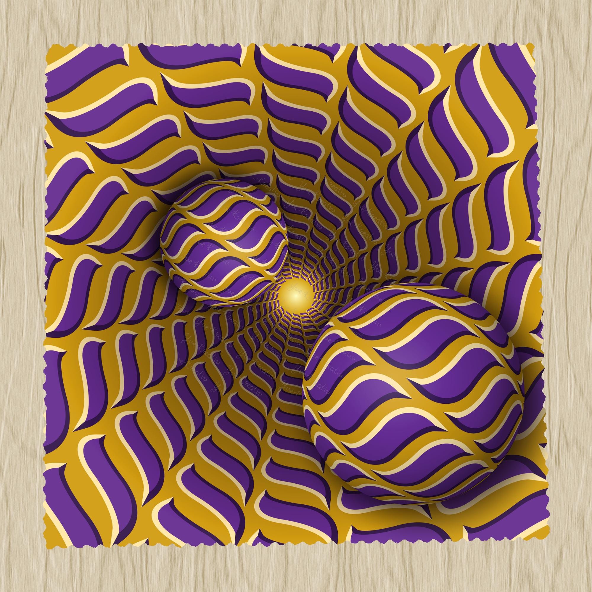 Brillenputztuch Optische Täuschung bedrucktes Mikrofasertuch für Brille Sonnenbrille Displays Handyputztuch Brillentuch Mikrofaser #AL79