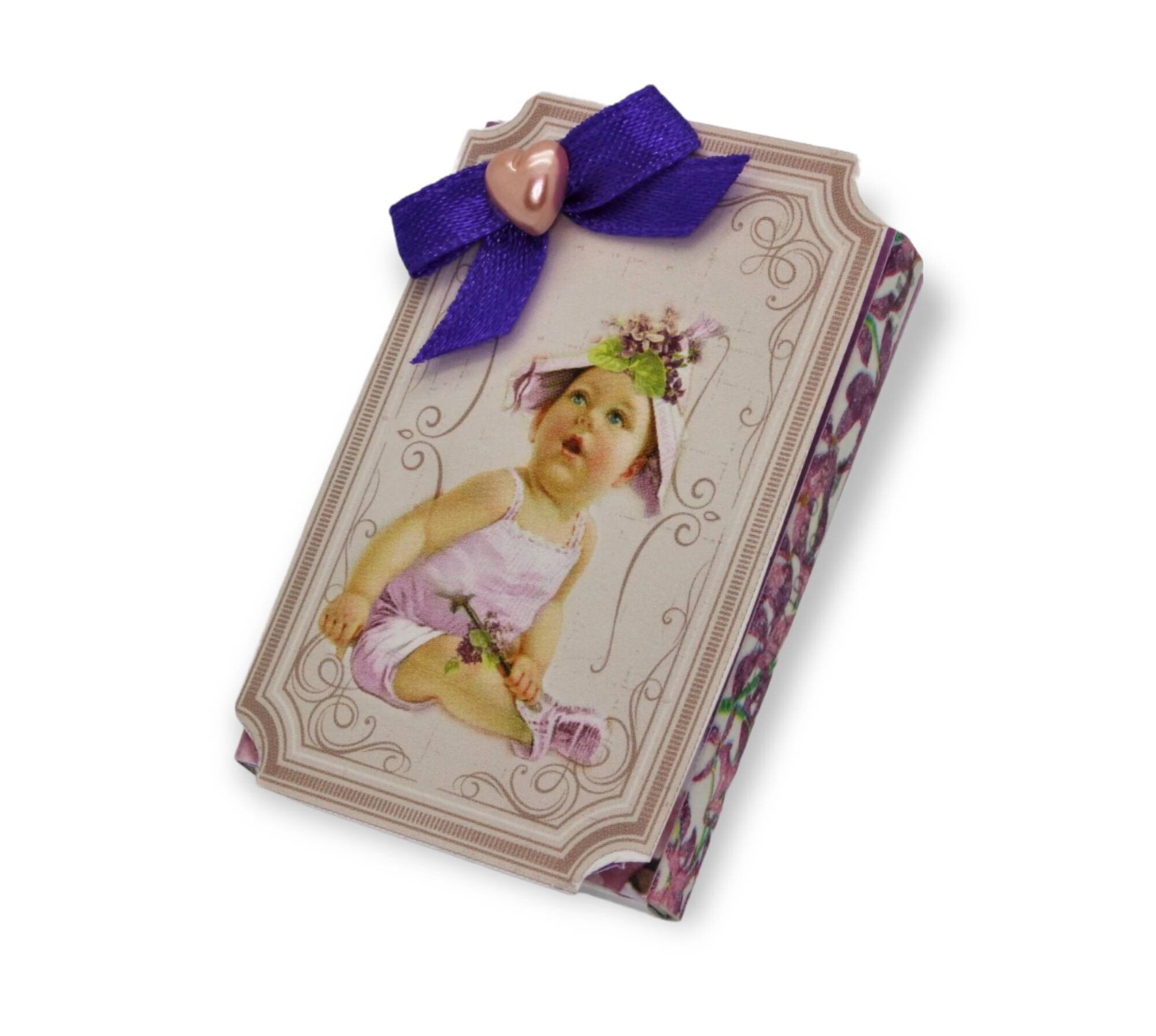 Kleine Schachtel, verzierte Streichholzschachtel als originelle Geschenkverpackung für Geld, Gutscheine und mehr