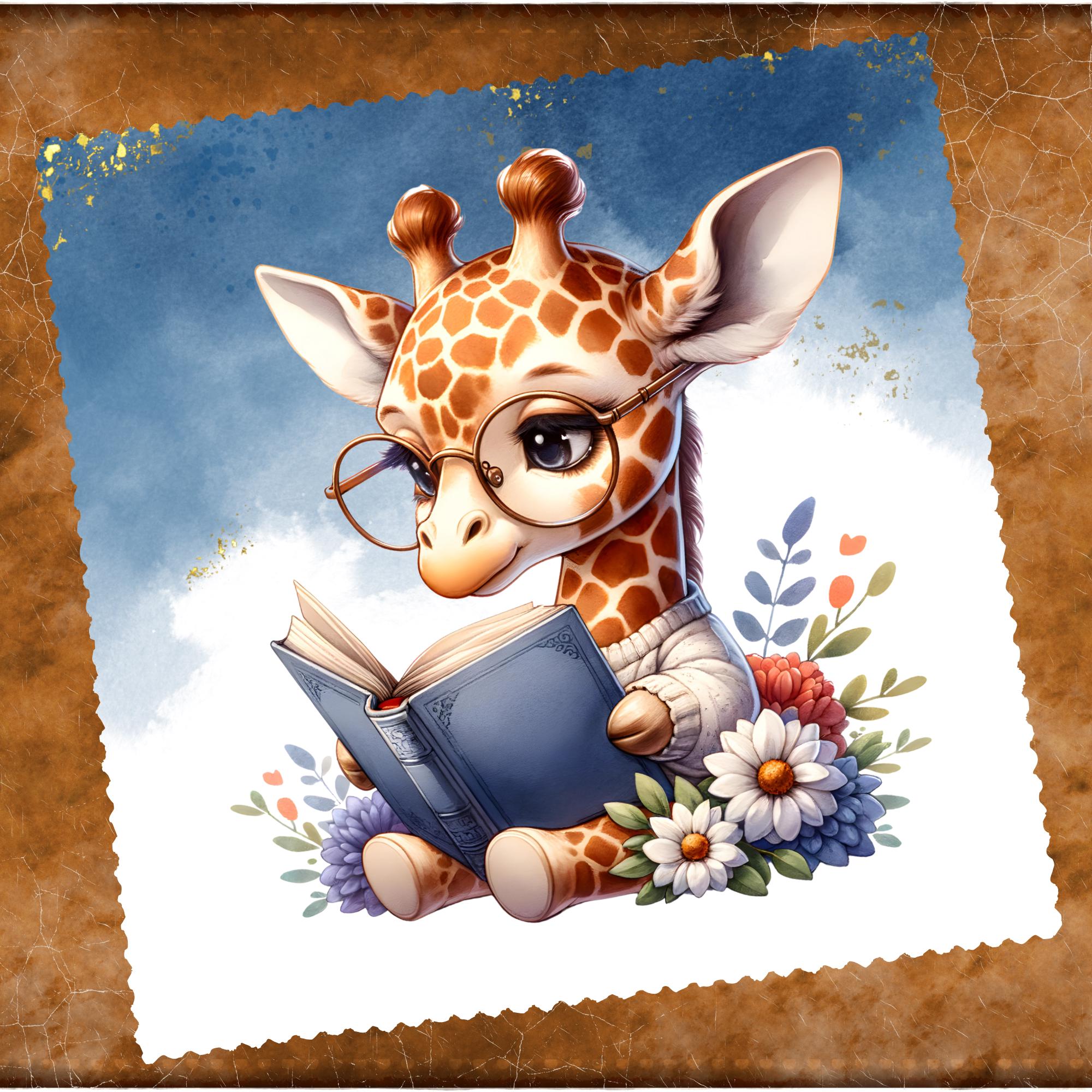 Brillenputztuch bedrucktes Mikrofasertuch für Brillen Kameratuch Brillentuch für Displays Objektive Geschenk Geburtstag Giraffe #TI125