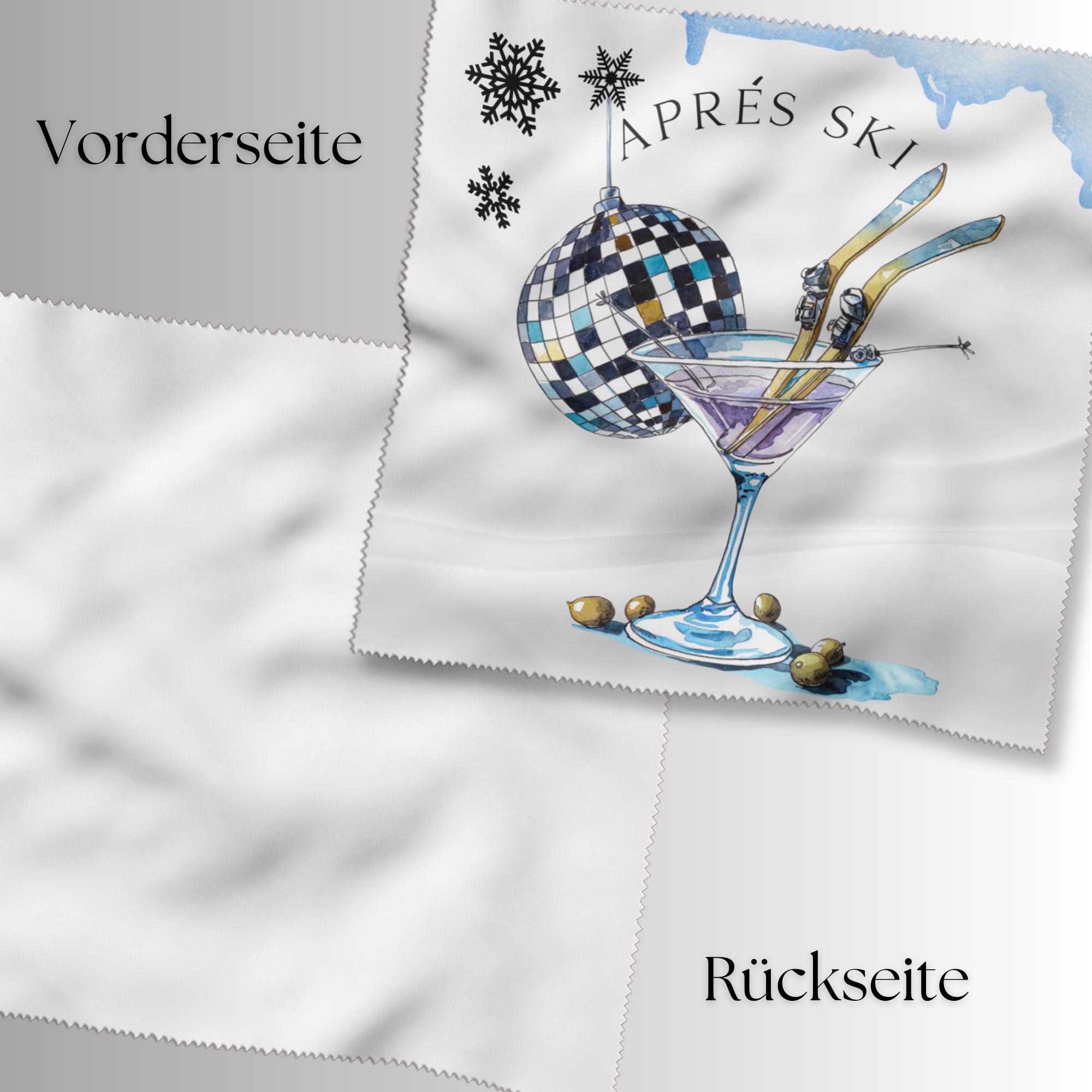 Brillenputztuch – Individuell bedrucktes Mikrofasertuch für Brillen, Displays & mehr | Perfektes Geschenk zum Winterurlaub #SP10