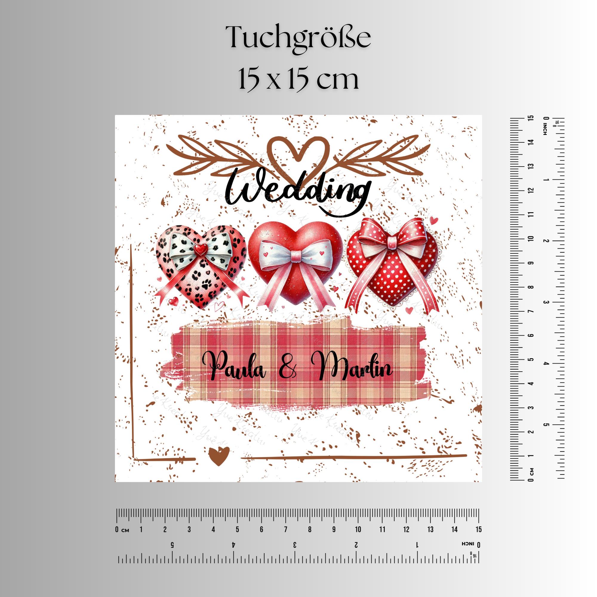 Brillenputztuch personalisiert Hochzeit Geschenk Hochzeitsgäste bedrucktes Mikrofasertuch für Brillen Displays #HO10P