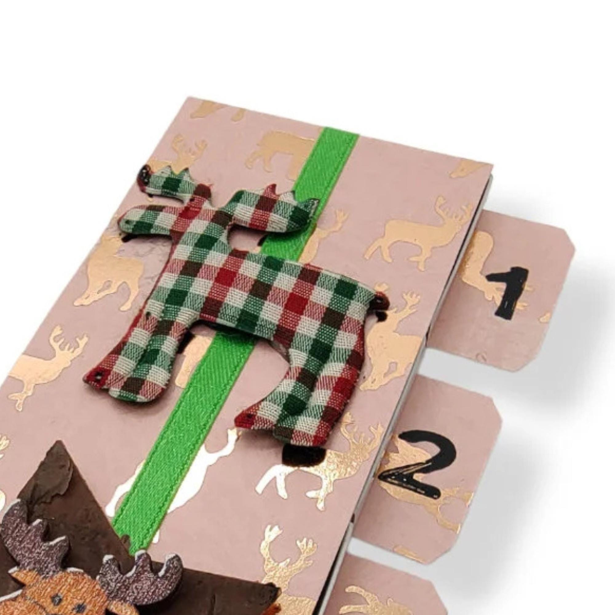 Adventskalender zum Befüllen aus 4 Streichholzschachteln Upcycling kleine Adventsgeschenke Geldgeschenk Weihnachten Mitbringsel #627796351