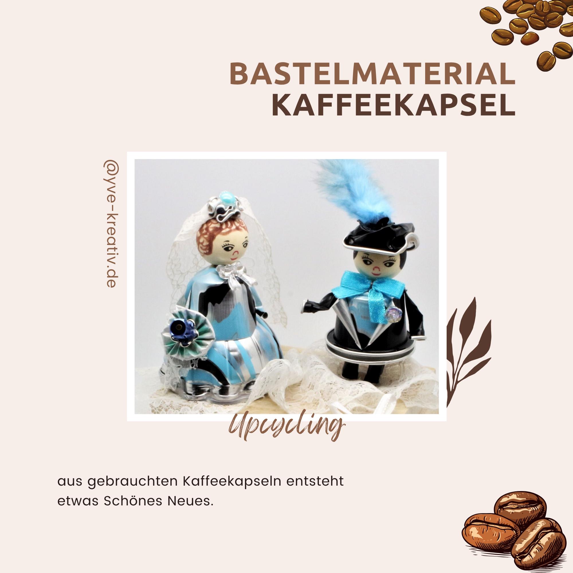 Holztruhe Holzkiste Schatzkiste Brautpaar Upcycling aus Kaffeekapseln Geldgeschenk Hochzeit Geschenk blau Hochzeitsverpackung #809561271