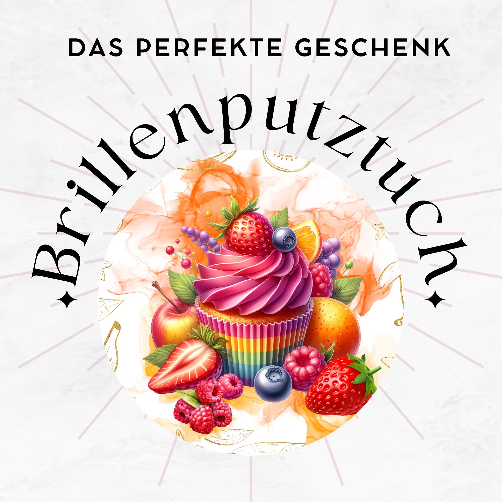 Bedrucktes Mikrofasertuch Cupcake für Brillen Tuch für Displays Brillenputztuch Geschenk Geburtstag Muttertag #ES11 Bedrucktes Mikrofasertuch Cupcake für Brillen Tuch für Displays Brillenputztuch Geschenk Geburtstag Muttertag #ES11