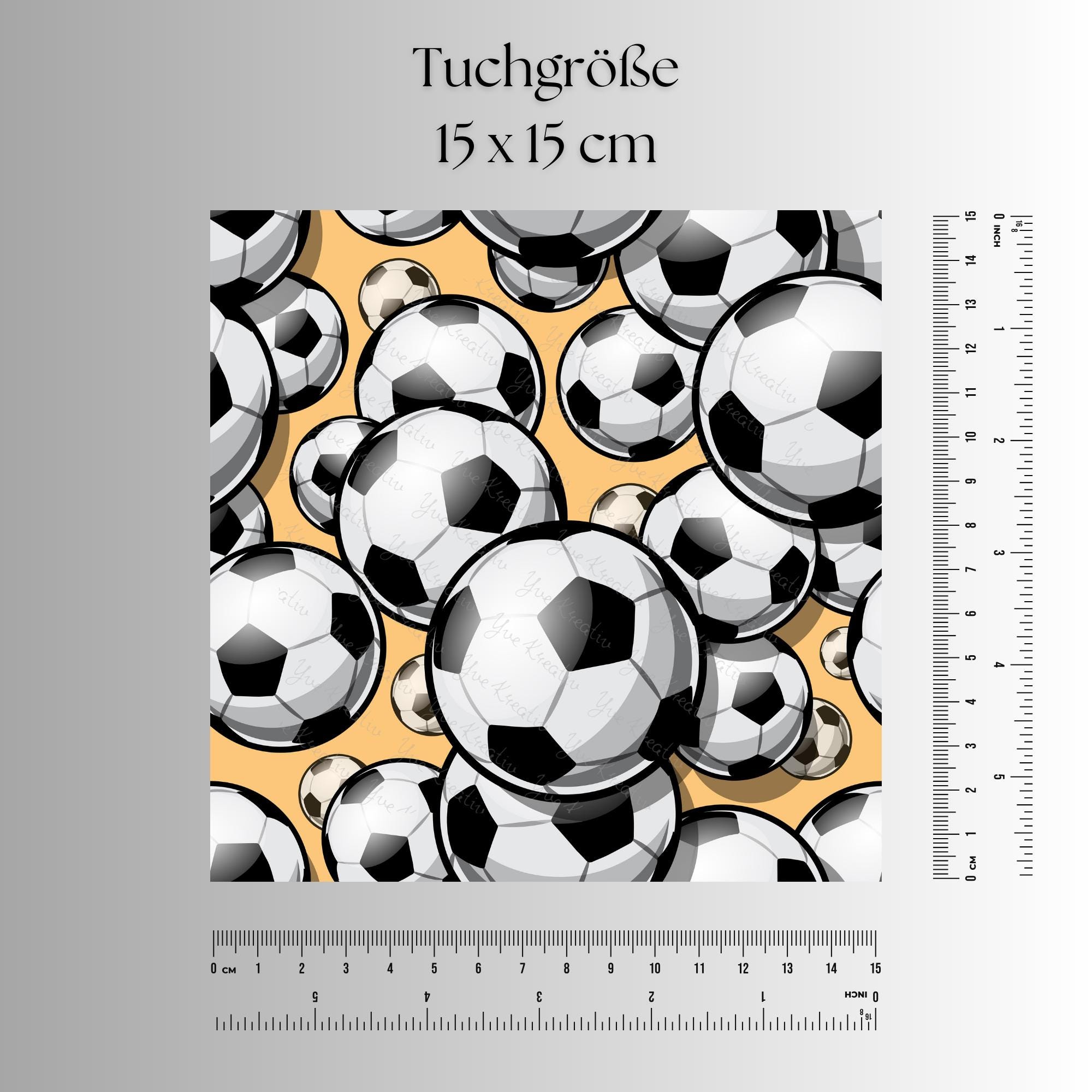Brillenputztuch Fußball bedrucktes Mikrofasertuch für Brille Sonnenbrille Geschenk Fußballer Mitbringsel Europameisterschaft #SP24abc