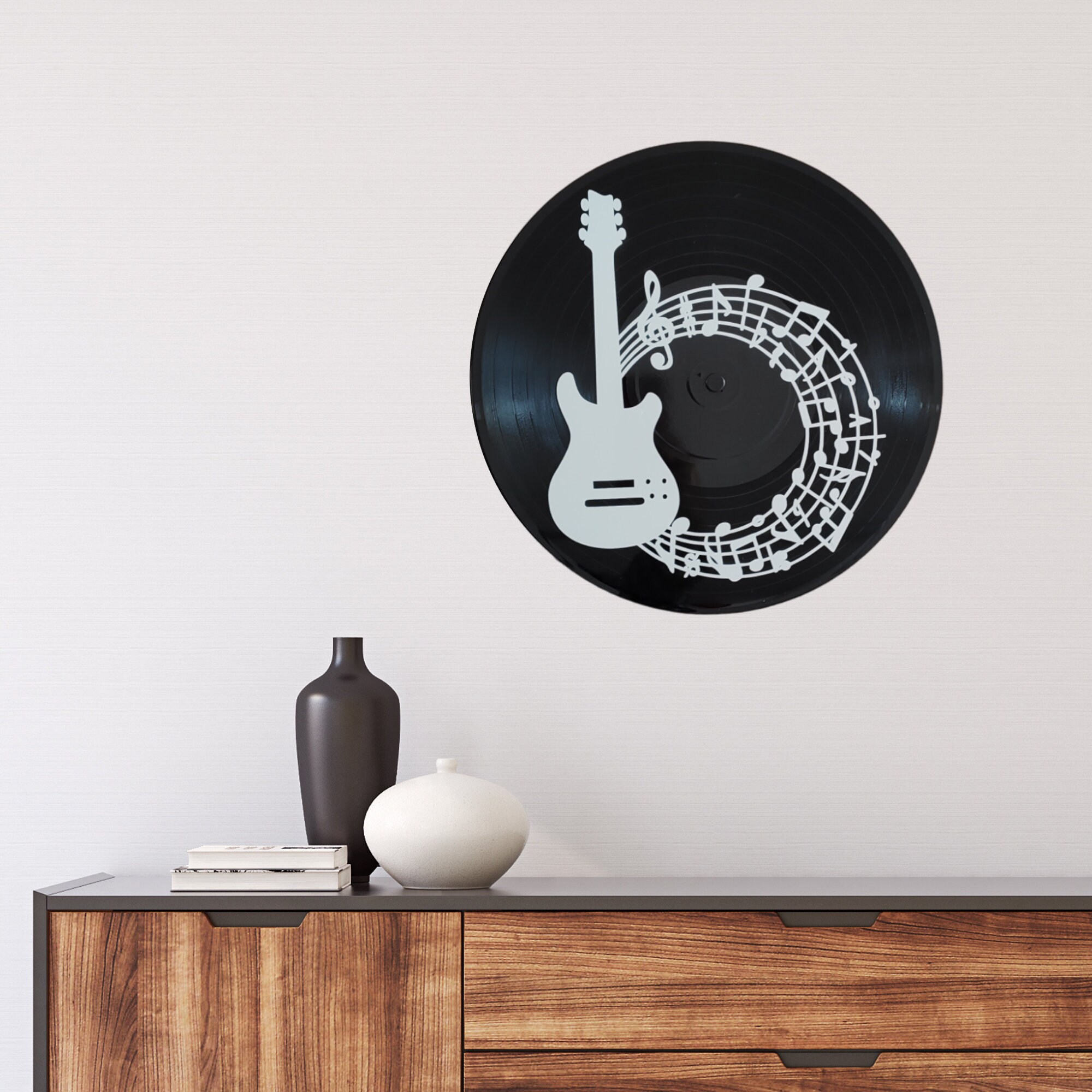 Vinyl Schallplatte ECHTE alte LP - aus Alt mach Neu - Wand Kunst Bild Dekoration Geschenk für Musiker