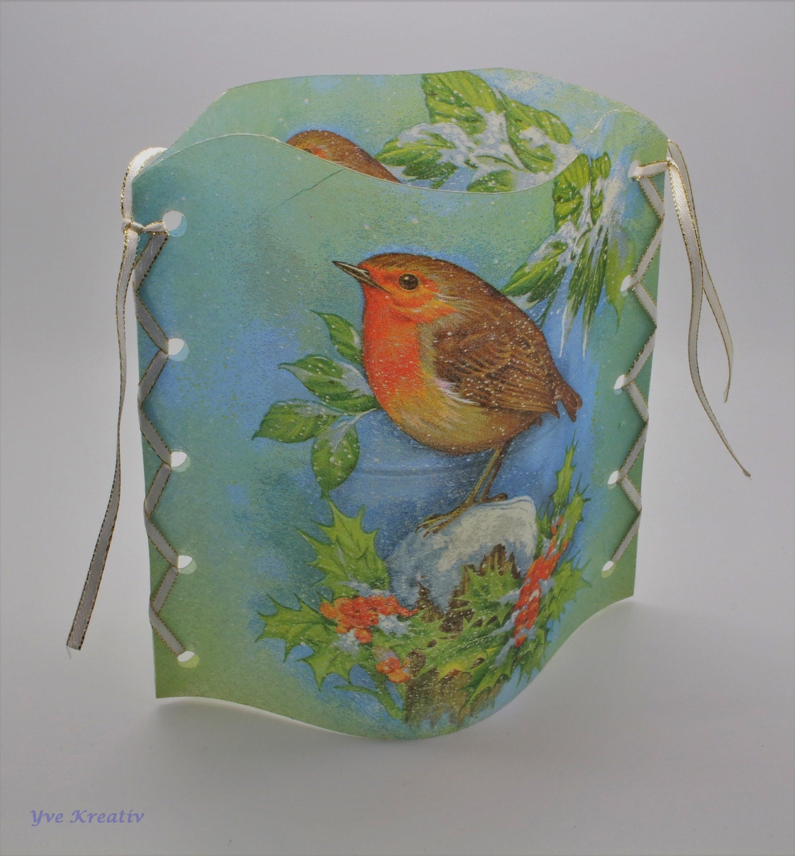 Windlicht "Eisvogel"