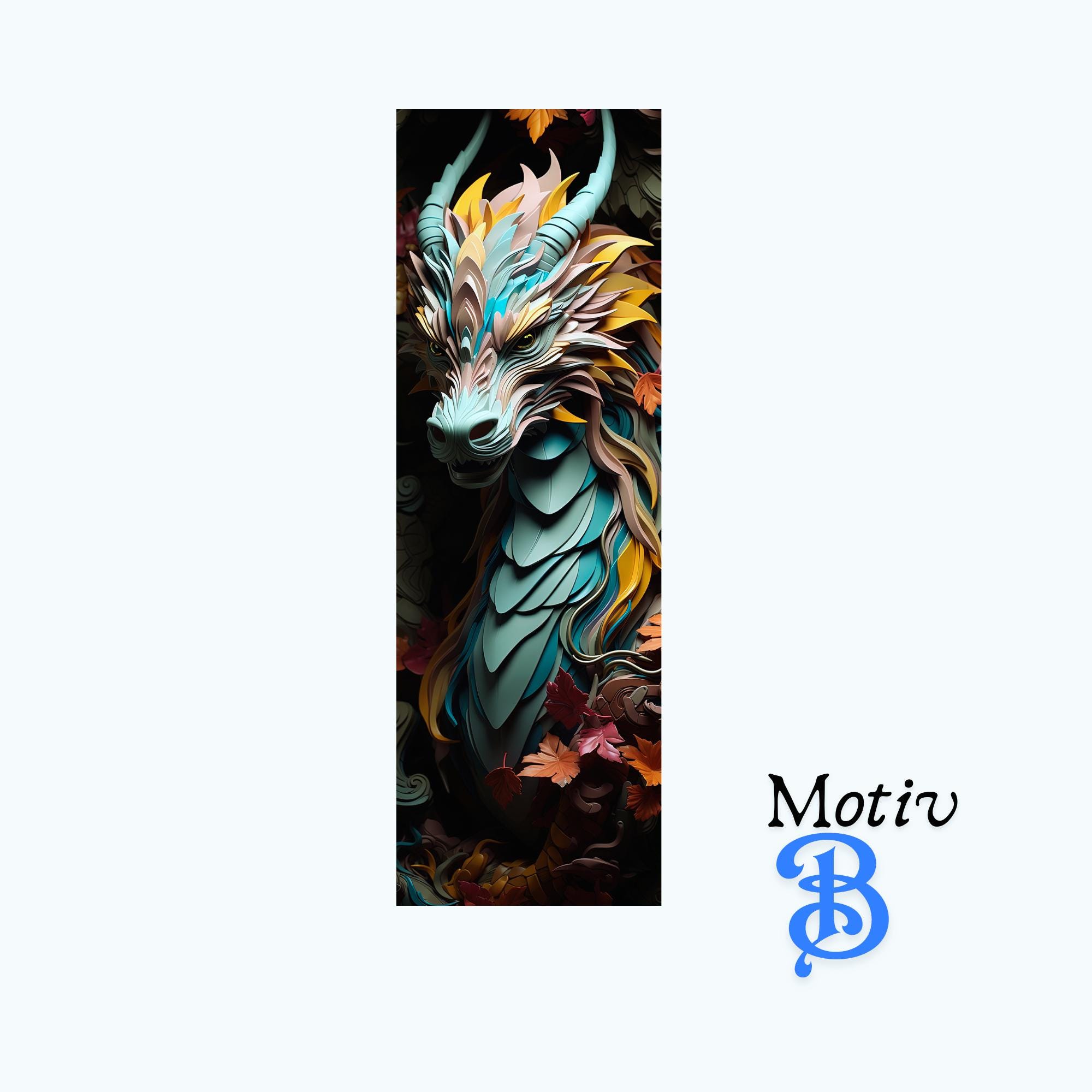 Lesezeichen aus Aluminium Geschenk zum Geburtstag Buchgeschenk "Motiv Japanischer Drachen" Bookmark - 2 Motive zur Auswahl #LEALU Lesezeichen aus Aluminium Geschenk zum Geburtstag Buchgeschenk "Motiv Japanischer Drachen" Bookmark - 2 Motive zur Auswahl #LEALU