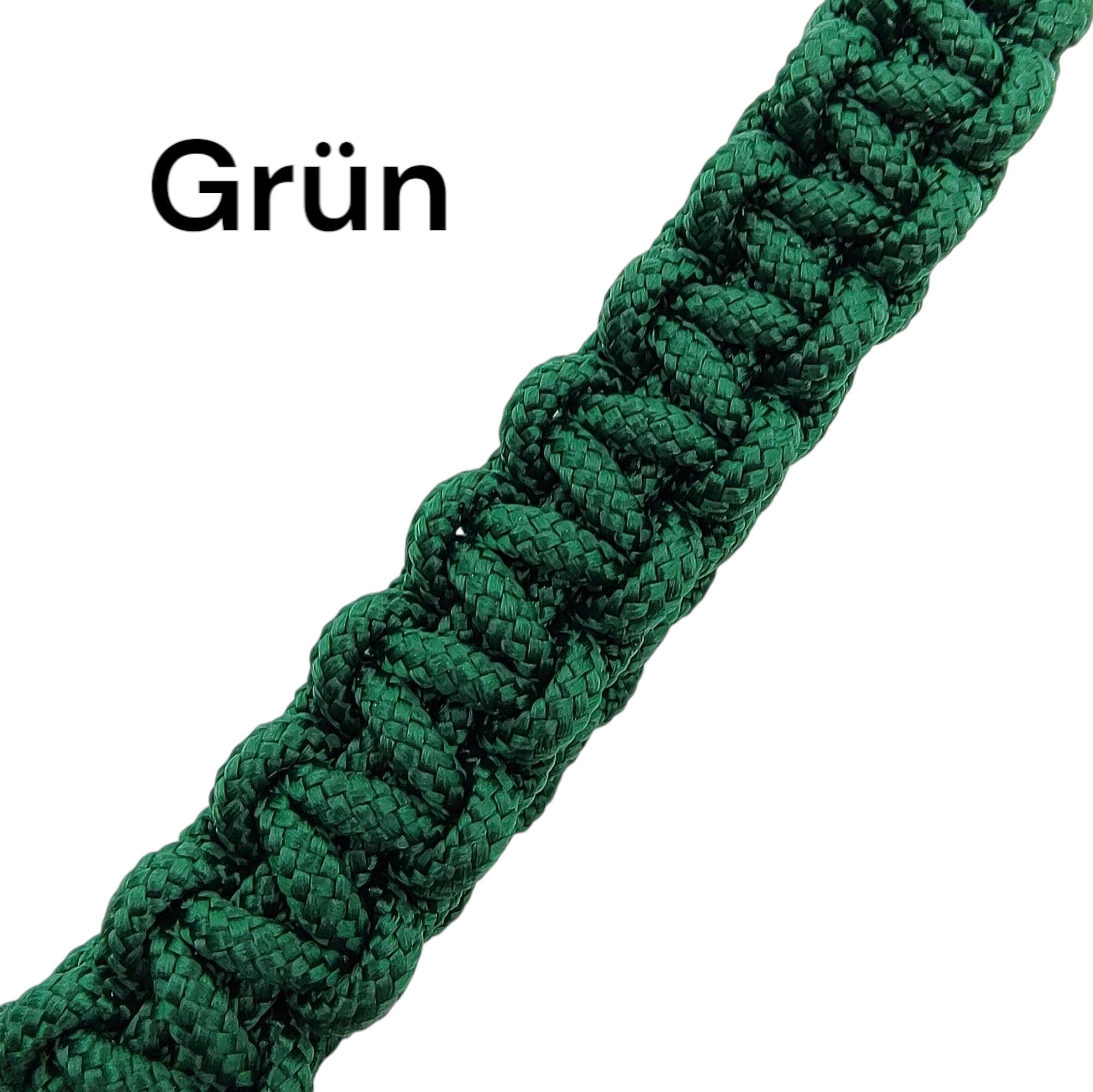 Schlüsselanhänger aus Paracord handgeflochten, Outdoor Anhänger mit Karabinerhaken- verschiedene Farben zur Auswahl  #1597344869