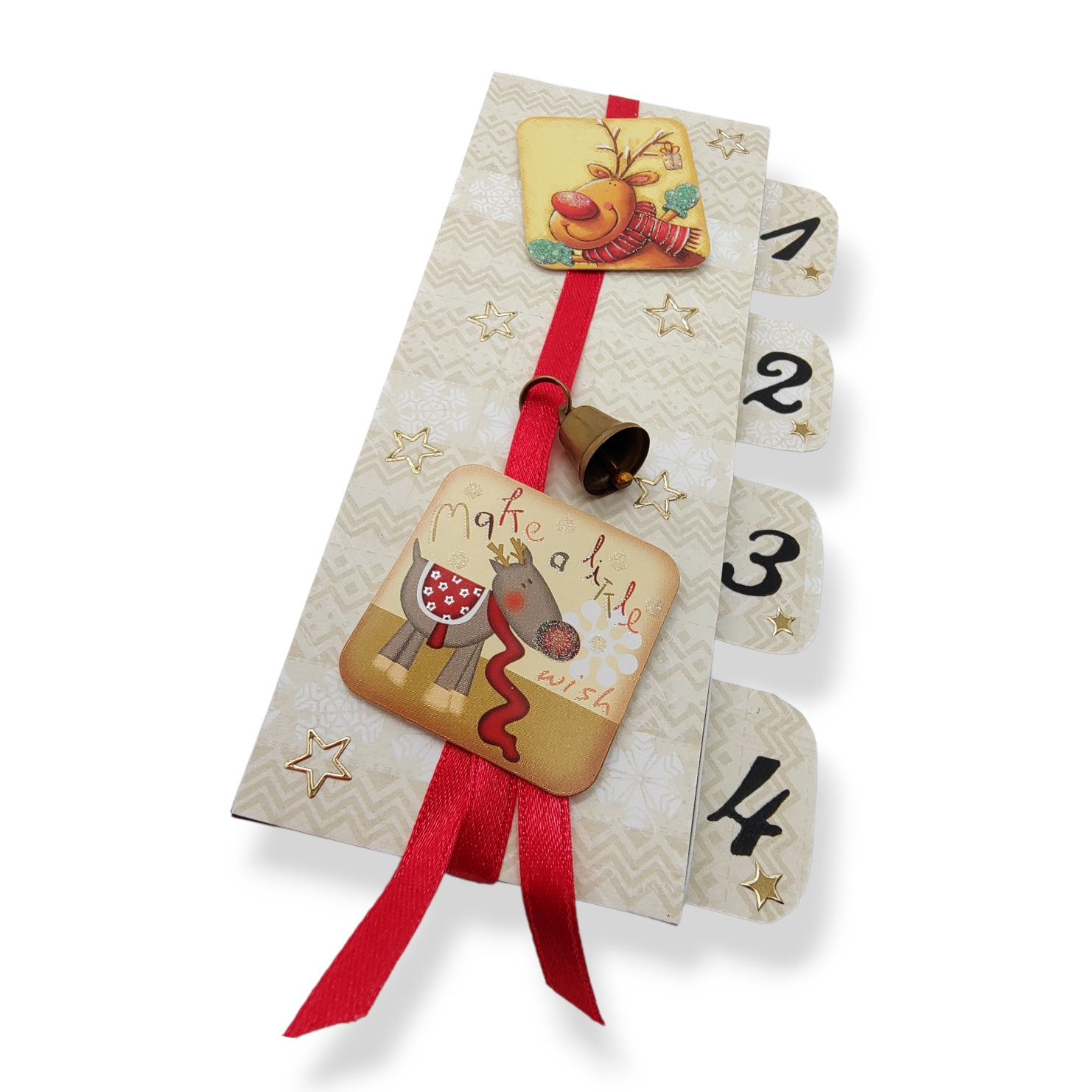 Adventskalender zum Befüllen aus 4 Streichholzschachteln