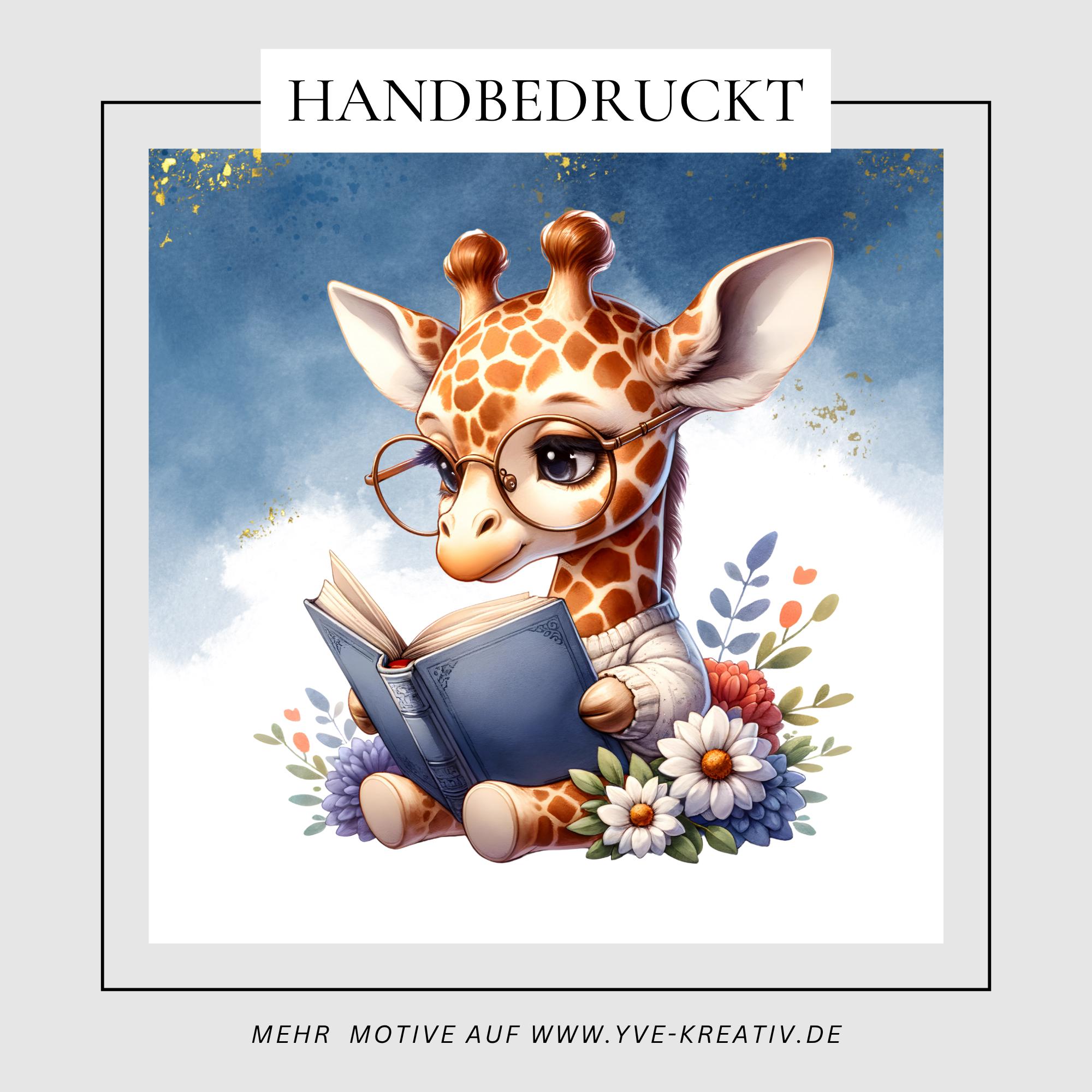 Brillenputztuch bedrucktes Mikrofasertuch für Brillen Kameratuch Brillentuch für Displays Objektive Geschenk Geburtstag Giraffe #TI125