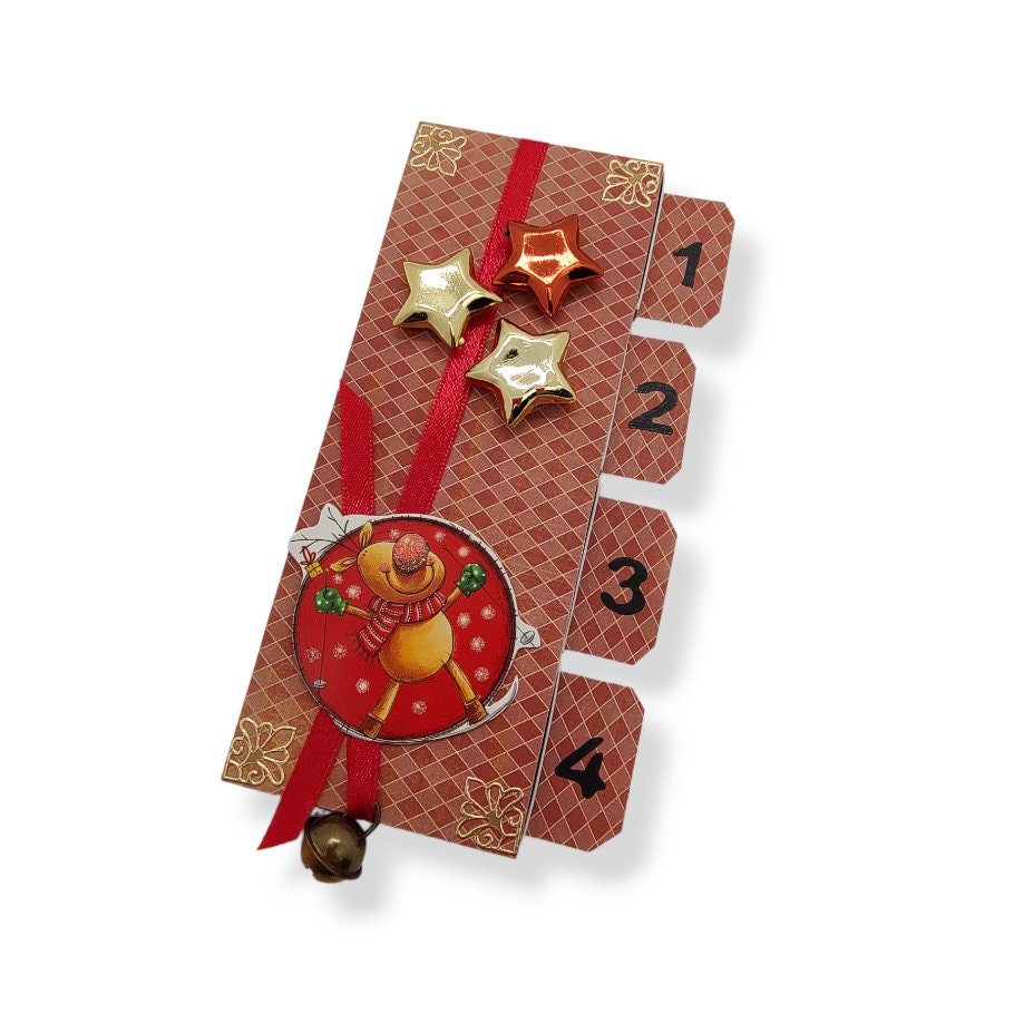 Adventskalender zum Befüllen aus 4 Streichholzschachteln