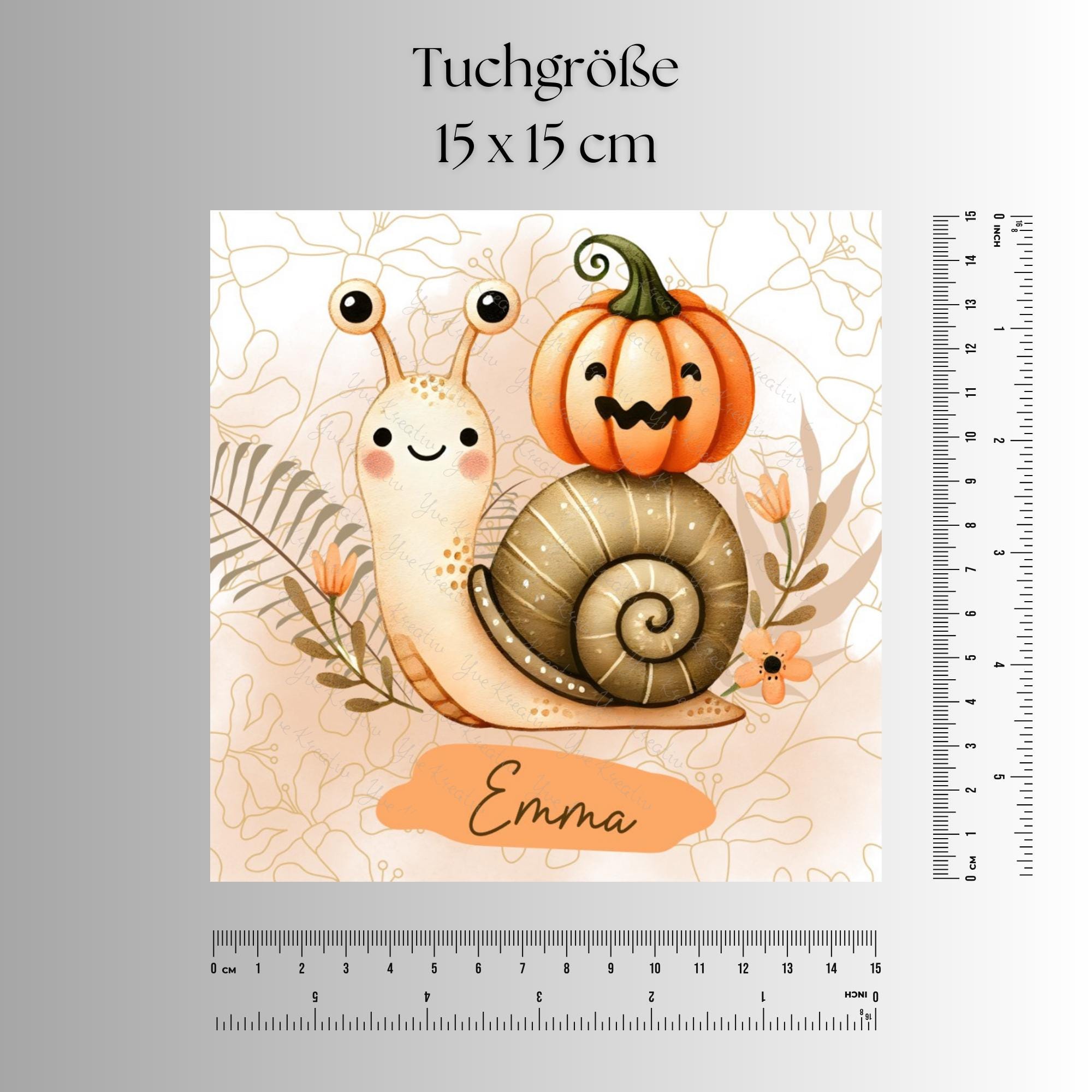 Brillenputztuch Herbst Schnecke personalisiert mit Namen bedrucktes Mikrofasertuch für Display Handy Sonnenbrille Geschenk Halloween #TI163P Brillenputztuch Herbst Schnecke personalisiert mit Namen bedrucktes Mikrofasertuch für Display Handy Sonnenbrille Geschenk Halloween #TI163P
