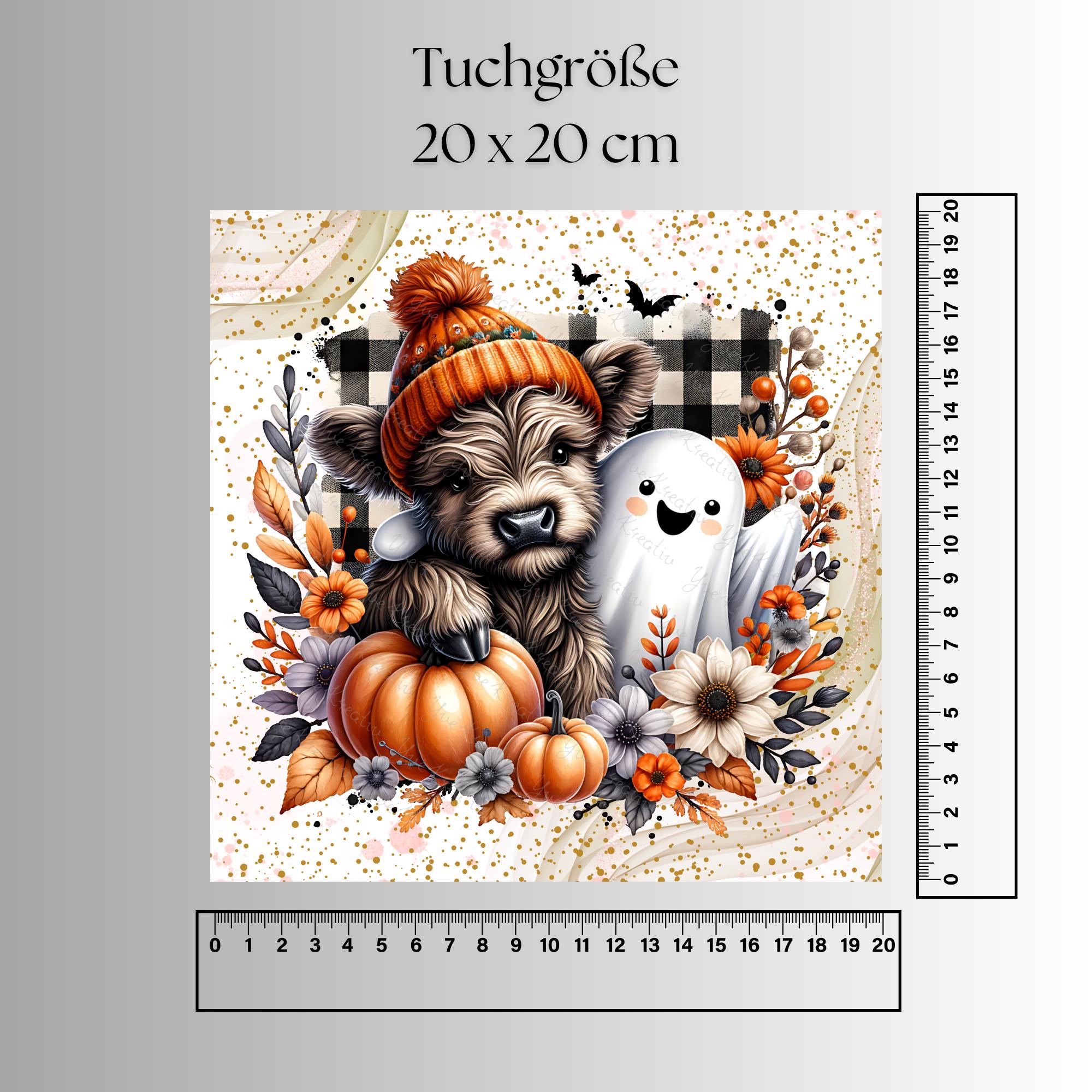 Brillenputztuch Herbst bedrucktes Mikrofasertuch für Sonnenbrille Displays Handy Herbst Geschenk Halloween Mitbringsel #SA5