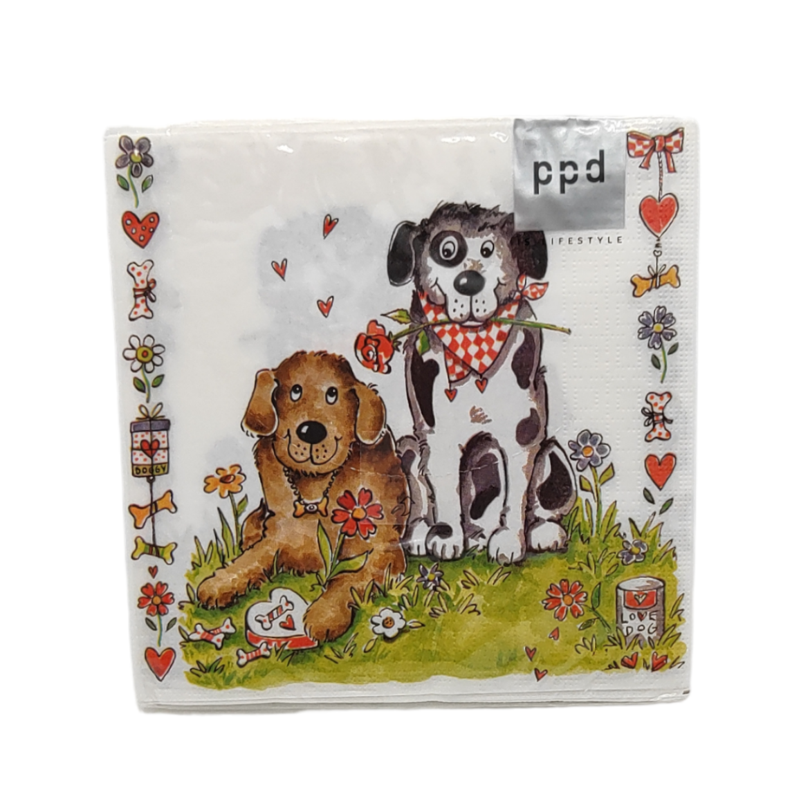 Servietten, Packung 20 Stück, Größe: 33x33 cm