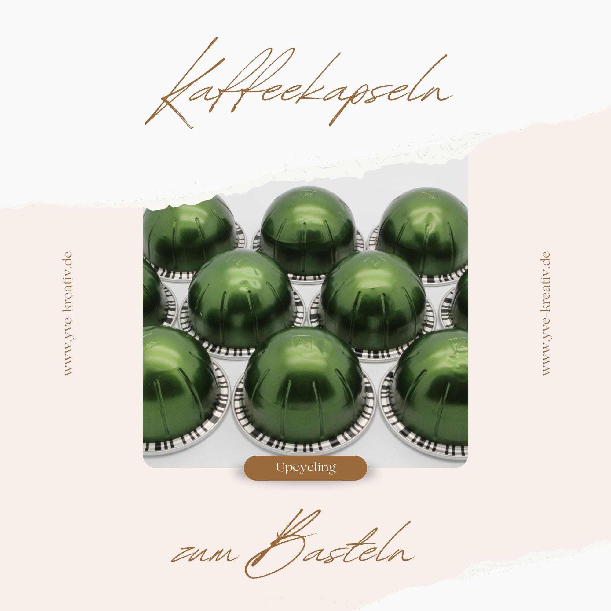 10 leere GROSSE Kaffeekapseln Farbe : dunkel grün zum Basteln Gestalten Bastelmaterial DIY Schmuckherstellung Zubehör #KVS 10 leere GROSSE Kaffeekapseln Farbe : dunkel grün zum Basteln Gestalten Bastelmaterial DIY Schmuckherstellung Zubehör #KVS