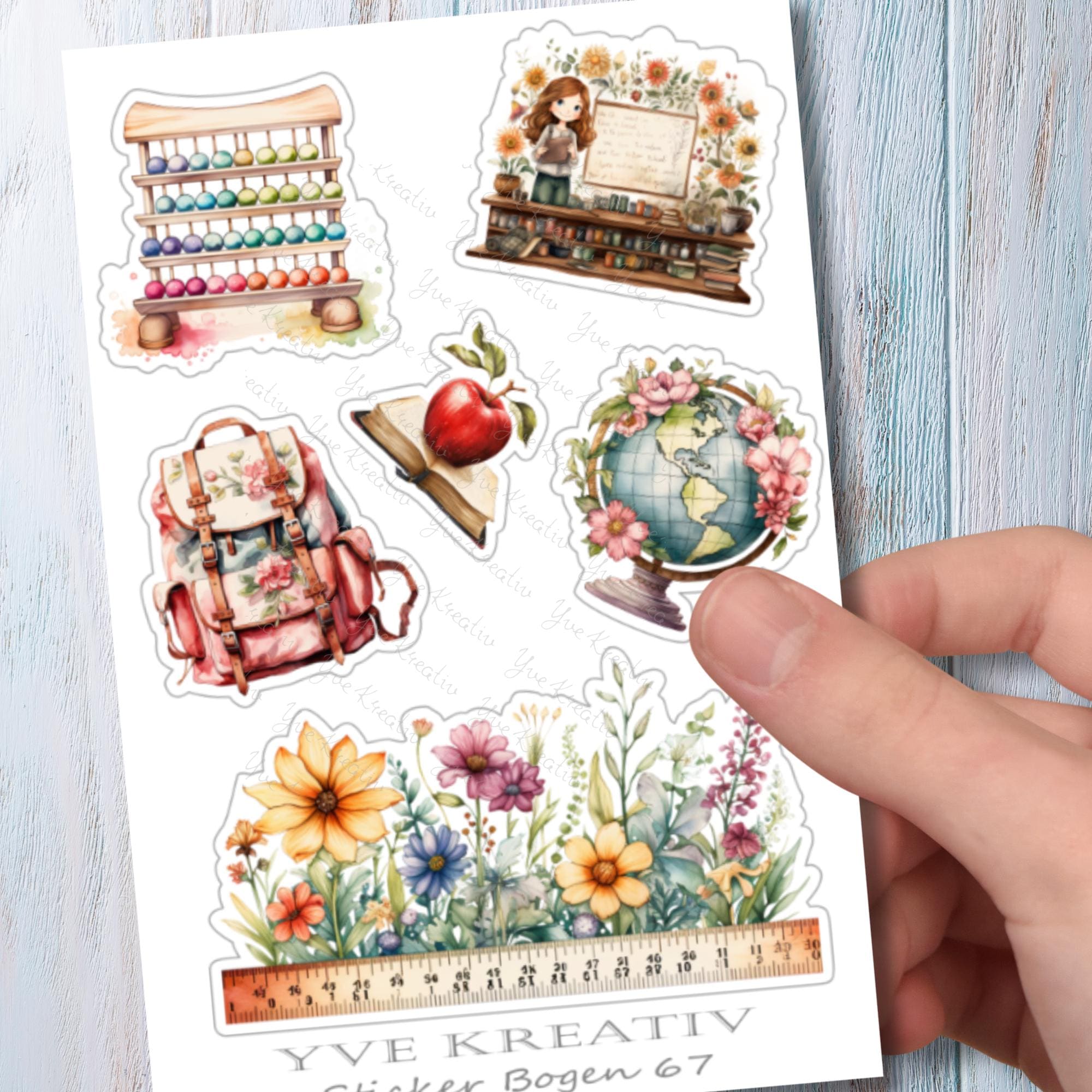 2 Stickerbogen SET Bücher Aufkleber Schule Sticker Schulanfang | Sticker Set zur Auswahl in Weiß - Transparent - Matt - Glanz #SBA6 2 Stickerbogen SET Bücher Aufkleber Schule Sticker Schulanfang | Sticker Set zur Auswahl in Weiß - Transparent - Matt - Glanz #SBA6