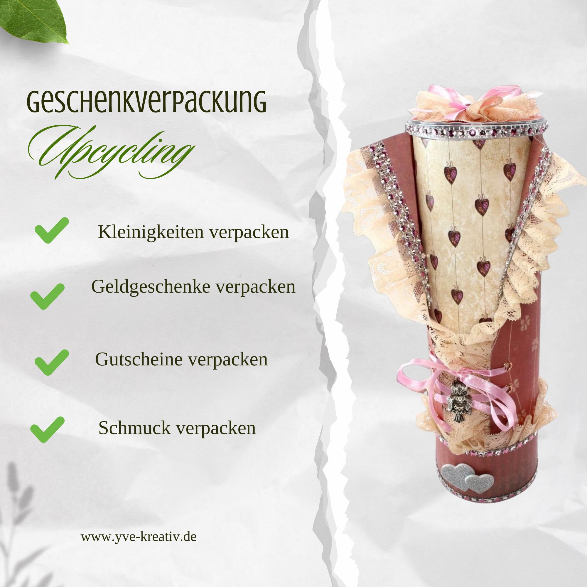 Geschenkverpackung Hochzeit Dose Upcycling Schachtel Romantik Geldgeschenk Verlobung Gutschein Valentinstag #627796119 Geschenkverpackung Hochzeit Dose Upcycling Schachtel Romantik Geldgeschenk Verlobung Gutschein Valentinstag #627796119