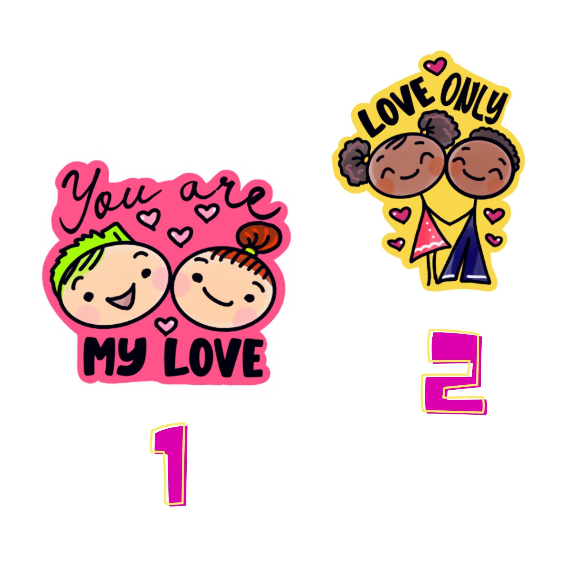 Großer Aufkleber "Love Valentinstag Freundschaft" für Paare, Kofferaufkleber - 10 Motive zur Auswahl in Weiß oder Transparent #SEG8 Großer Aufkleber "Love Valentinstag Freundschaft" für Paare, Kofferaufkleber - 10 Motive zur Auswahl in Weiß oder Transparent #SEG8