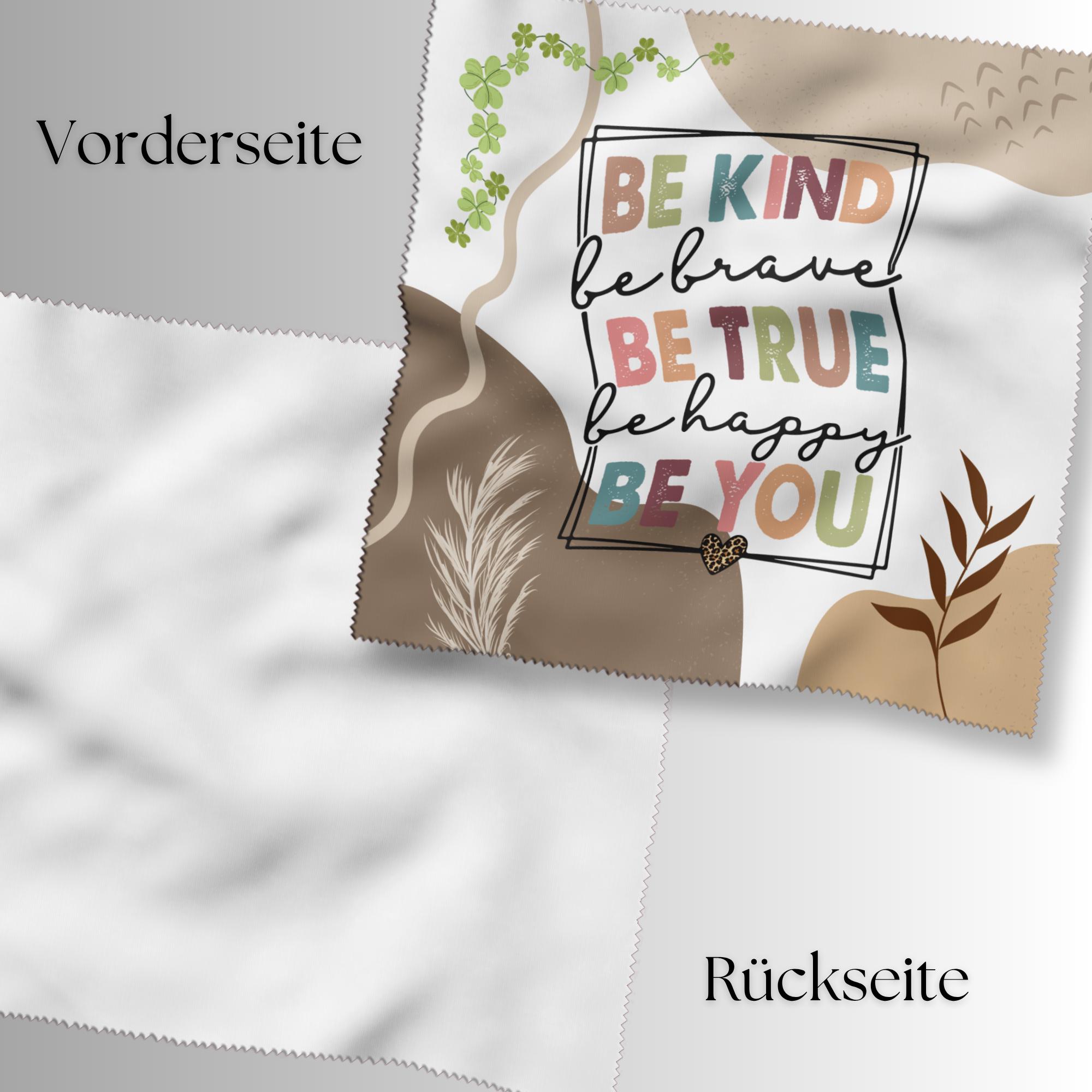 Brillenputztuch Be Kind bedrucktes Mikrofasertuch für Brillen Displays Mitbringsel Freundin Geschenkidee Mama Geschenk #MO23 Brillenputztuch Be Kind bedrucktes Mikrofasertuch für Brillen Displays Mitbringsel Freundin Geschenkidee Mama Geschenk #MO23