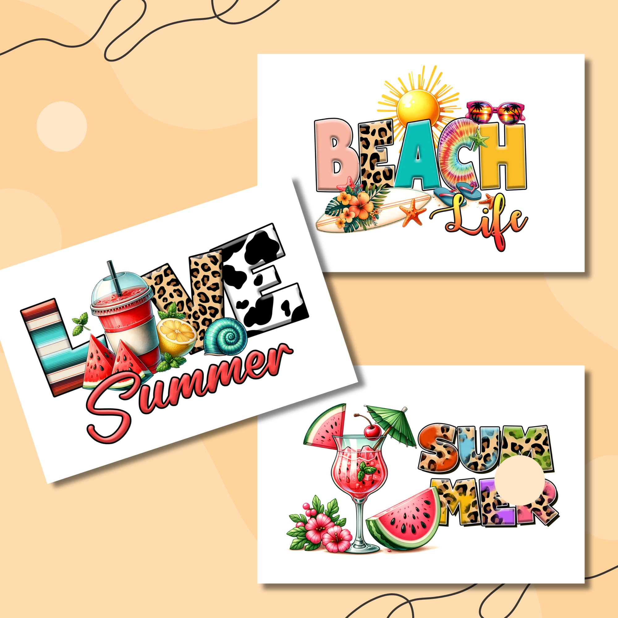 Postkarte, Grußkarte, Karte zum Geburtstag, Glückwunschkarte I Urlaub, Sommer, Strand   #PHO
