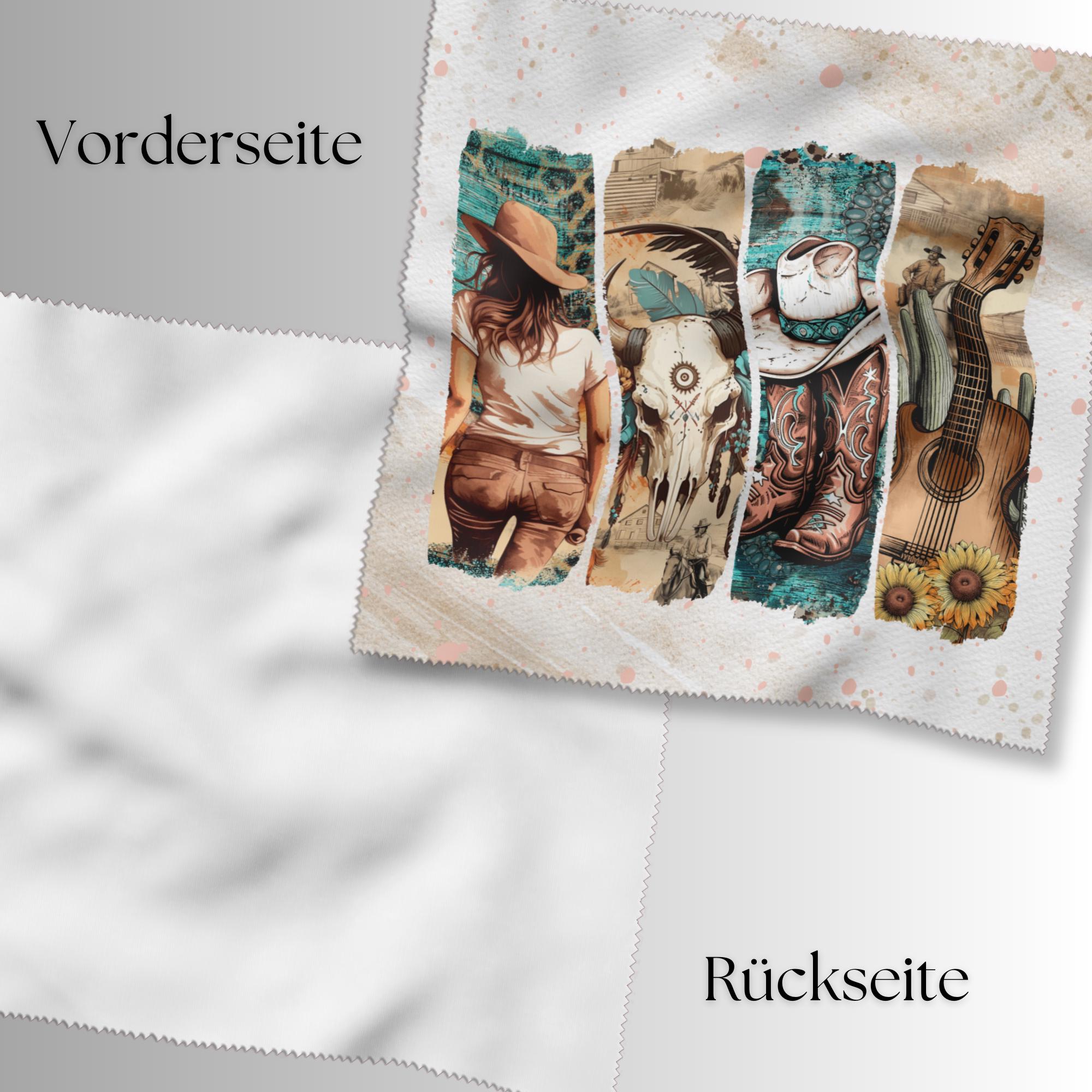 Brillenputztuch Western Look Cowboy Cowgirl bedrucktes Mikrofasertuch für Brillen Tuch für Displays Objektive #AL48 Brillenputztuch Western Look Cowboy Cowgirl bedrucktes Mikrofasertuch für Brillen Tuch für Displays Objektive #AL48