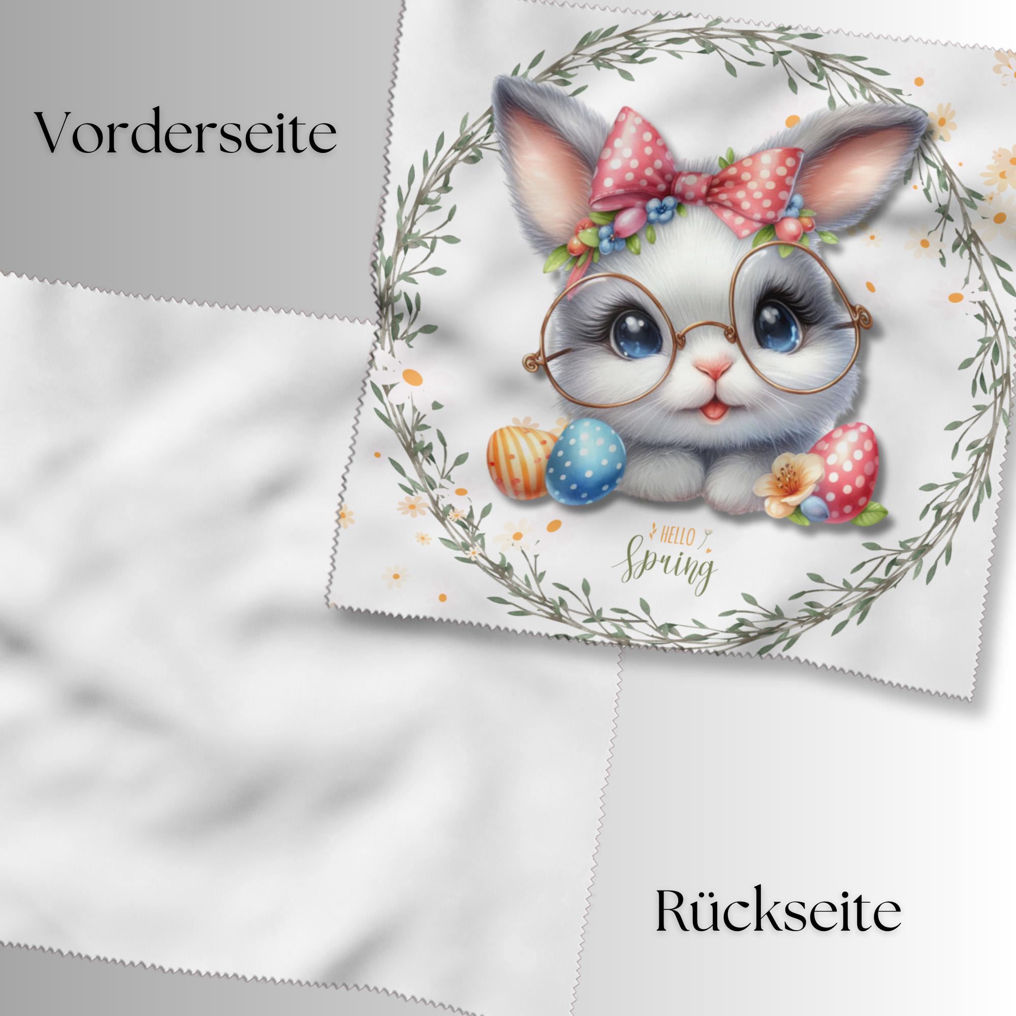 Brillenputztuch Geschenk zu Ostern bedrucktes Mikrofasertuch Ostergeschenk für Brillen Kameratuch Tuch für Displays Objektive  #OS11