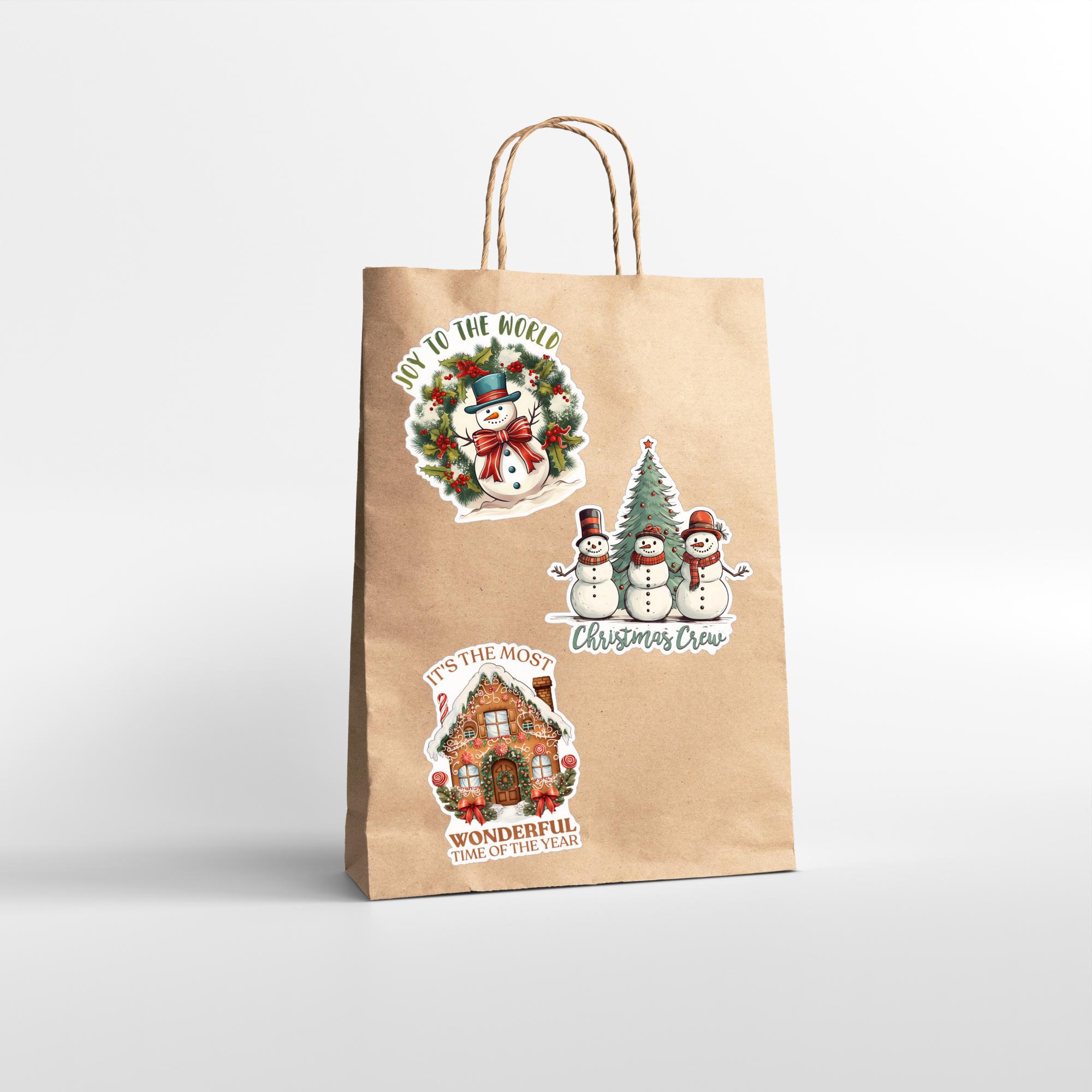 Aufkleber, große Sticker zu Weihnachten und Advent - 3 Aufkleber zur Auswahl in Weiß oder Transparent #SEG8 Aufkleber, große Sticker zu Weihnachten und Advent - 3 Aufkleber zur Auswahl in Weiß oder Transparent #SEG8