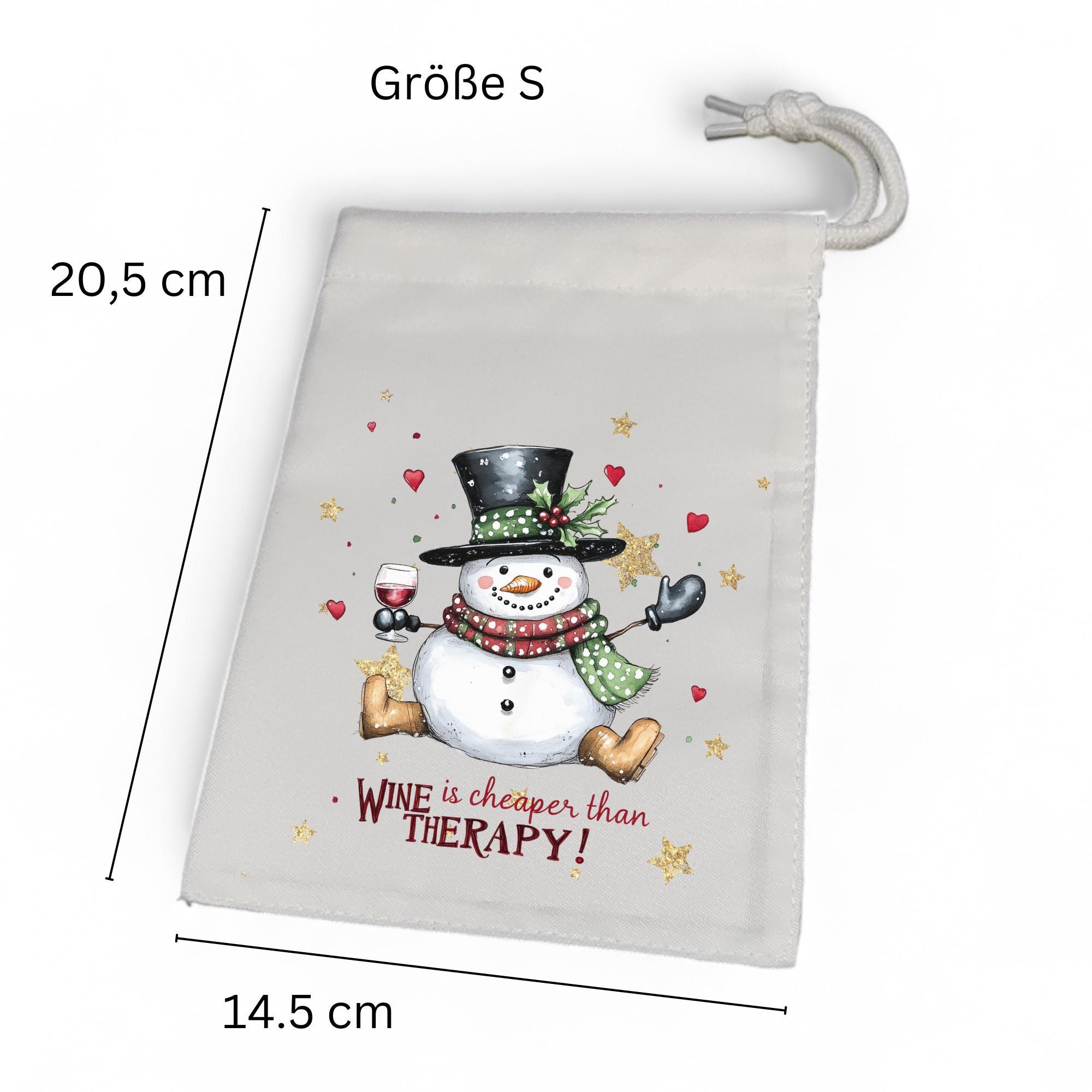 Geschenksäckchen, Weihnachtsgeschenkbeutel, Stoffsäckchen, Stofftasche, Stoffbeutel, Verpackung, Geschenkverpackung  #GSSUB