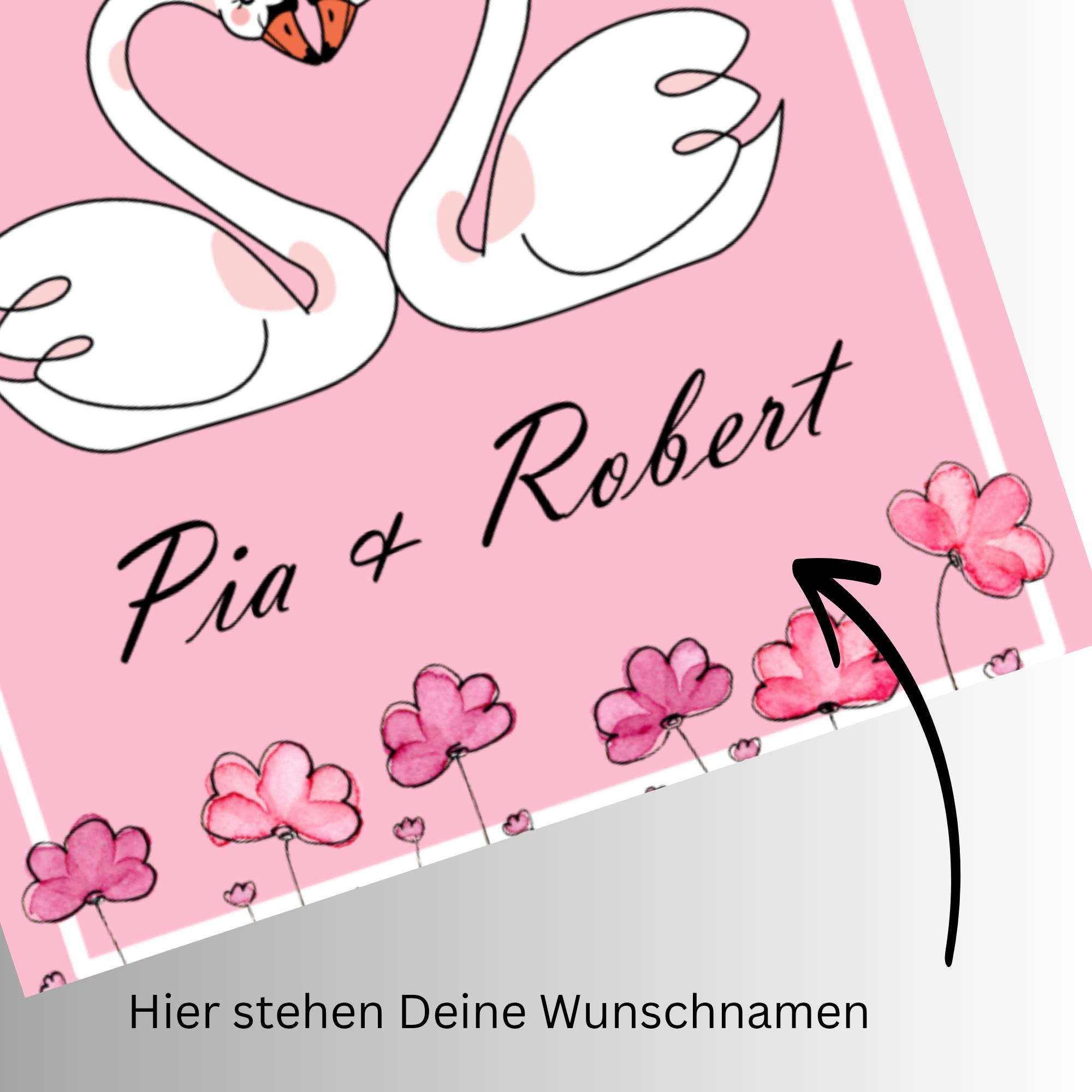 Brillenputztuch Schwäne mit Namen Verlobung Geschenk Hochzeit Paar bedrucktes Mikrofasertuch für Brillen Displays Kamera Handy #HO19P Brillenputztuch Schwäne mit Namen Verlobung Geschenk Hochzeit Paar bedrucktes Mikrofasertuch für Brillen Displays Kamera Handy #HO19P