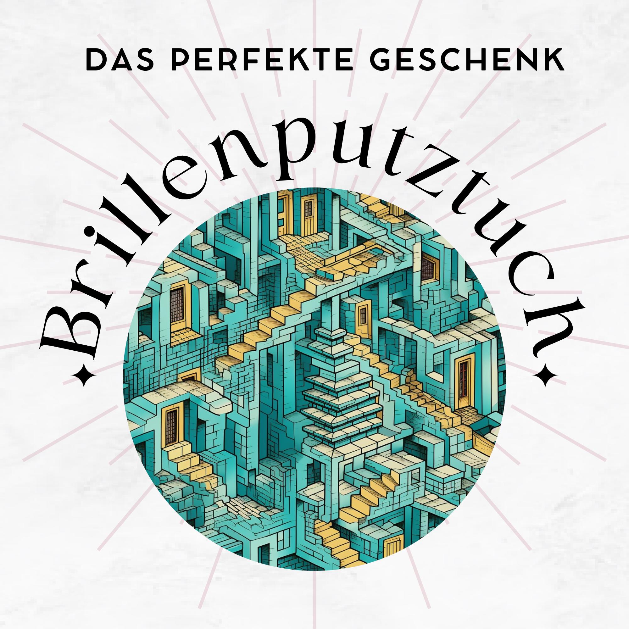 Brillenputztuch Op-Art bedrucktes Mikrofasertuch für Brille Sonnenbrille Displays Handyputztuch Brillentuch Mikrofaser #AL74