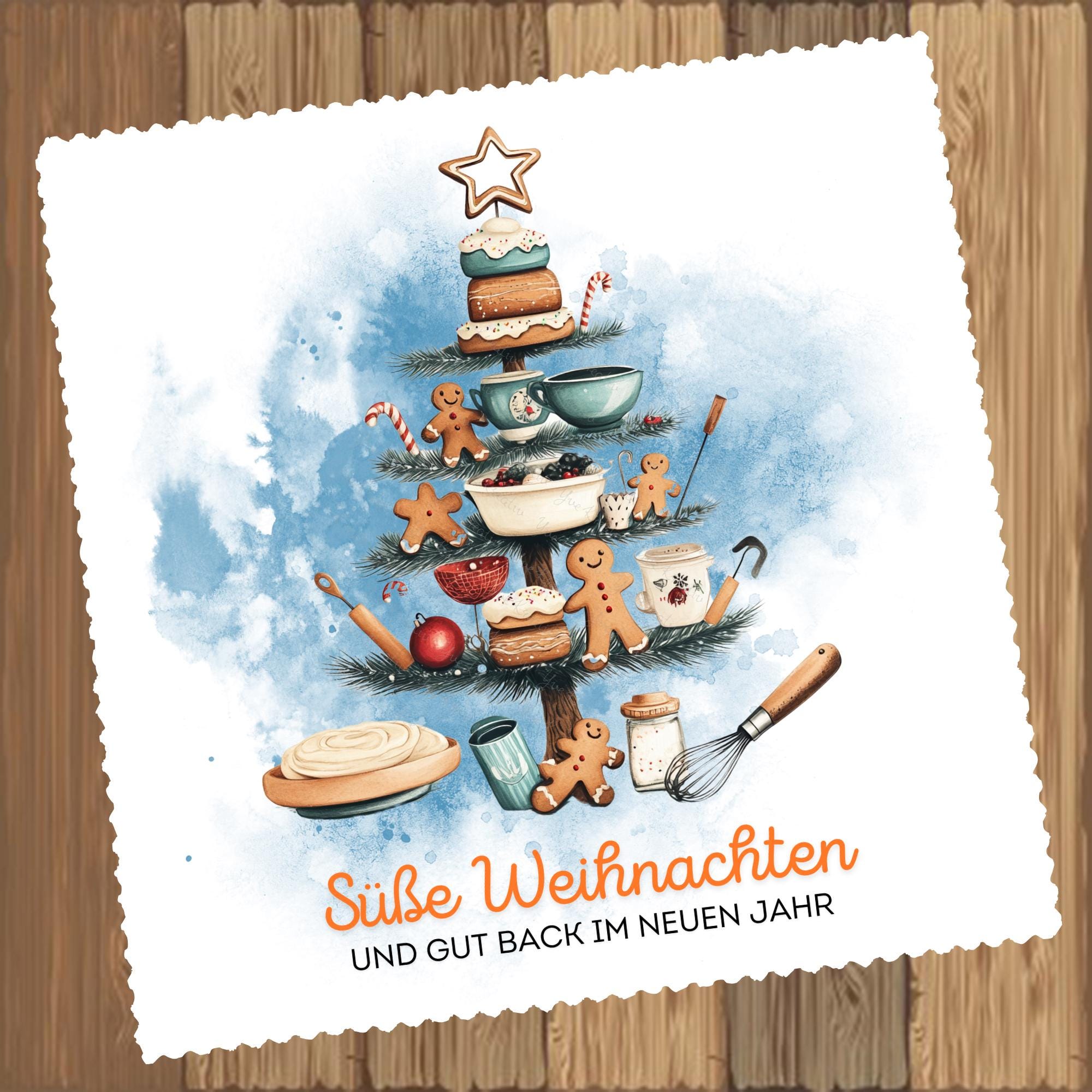 Brillenputztuch Tannenbaum Weihnachten Wichtelgeschenk Bäcker Geschenk Konditor bedrucktes Mikrofasertuch für Brillen Display Handy #WE26