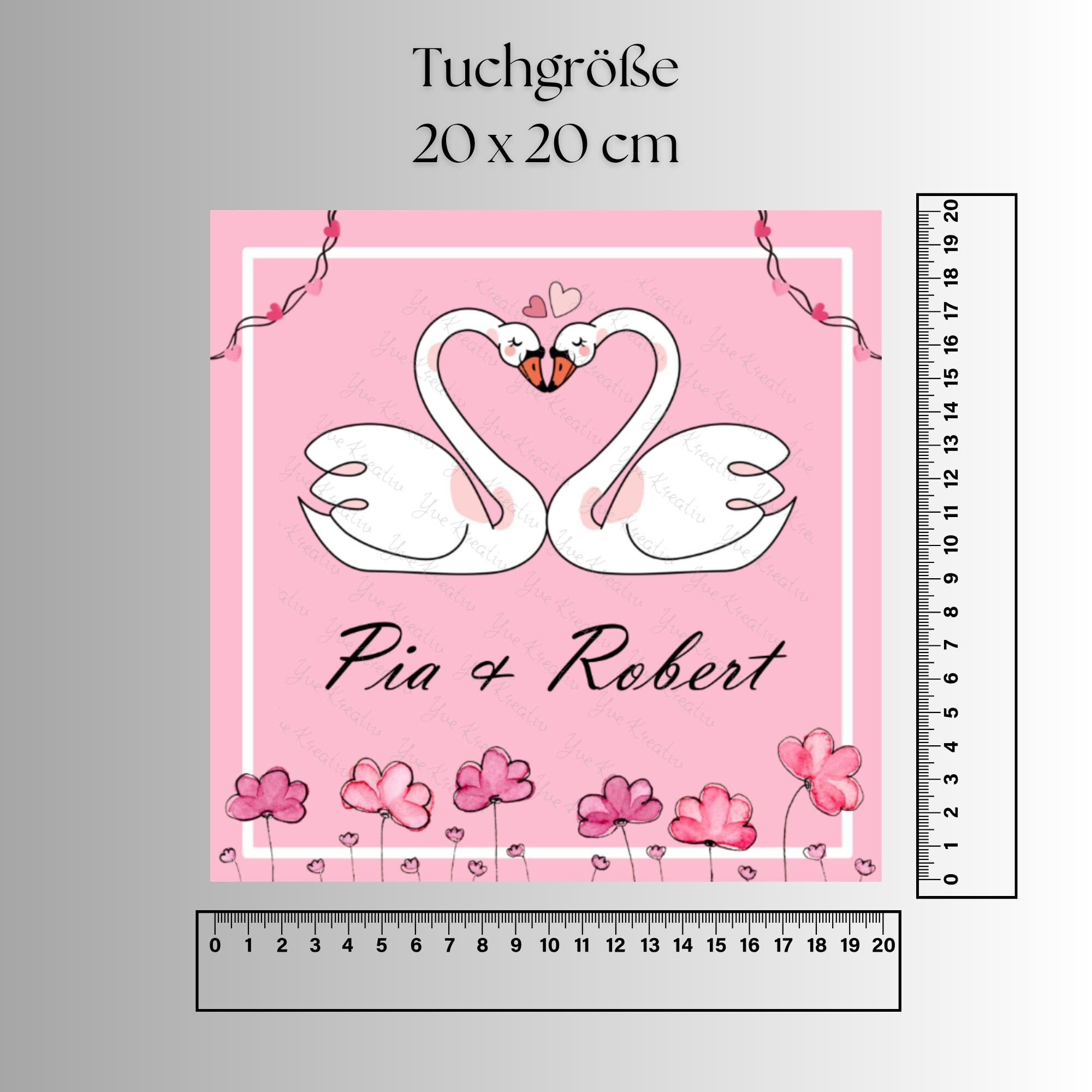 Brillenputztuch Schwäne mit Namen Verlobung Geschenk Hochzeit Paar bedrucktes Mikrofasertuch für Brillen Displays Kamera Handy #HO19P Brillenputztuch Schwäne mit Namen Verlobung Geschenk Hochzeit Paar bedrucktes Mikrofasertuch für Brillen Displays Kamera Handy #HO19P