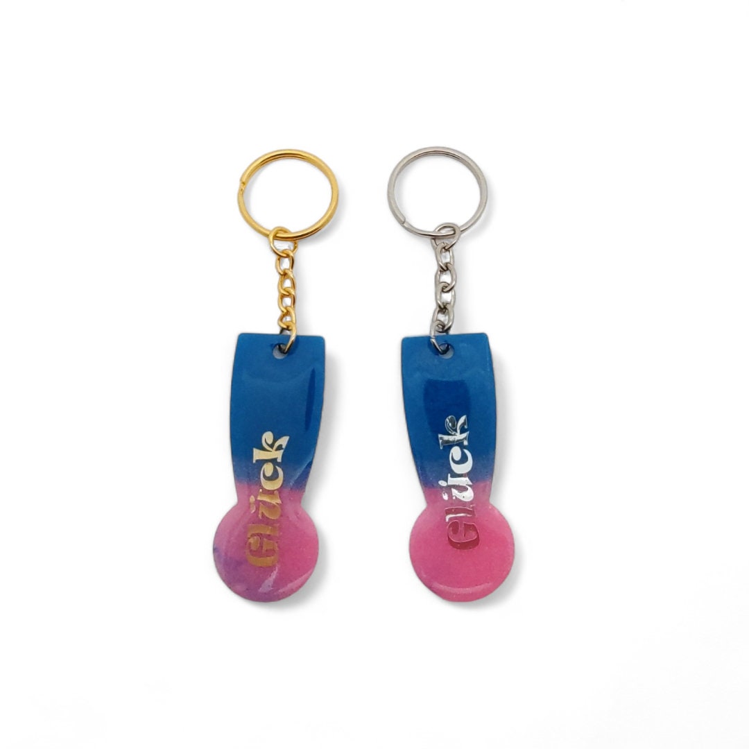 Einkaufswagenlöser l Einkaufschips l Schlüsselanhänger "Glück" Geschenk Mitbringsel  #1675268529