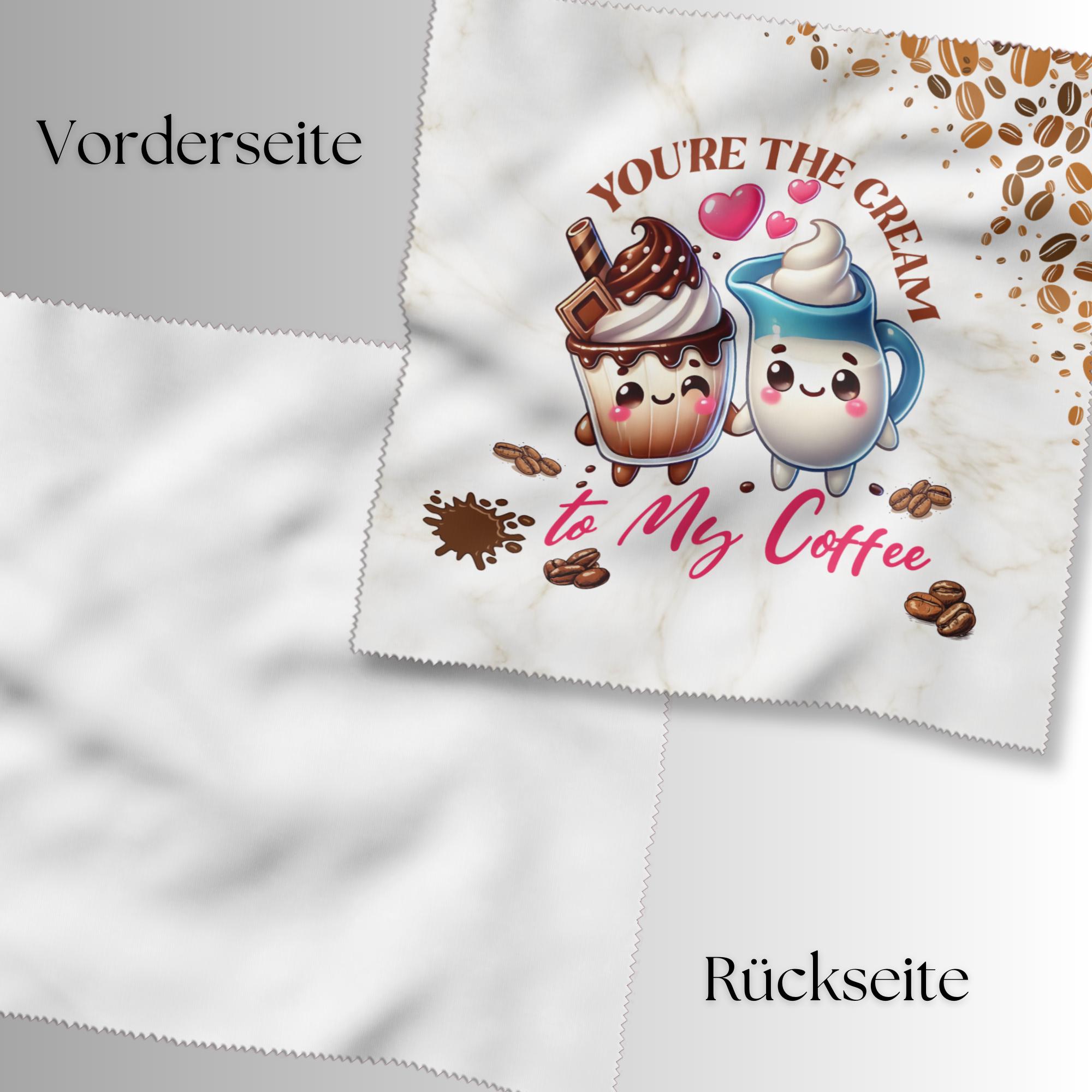 Brillenputztuch – Individuell bedrucktes Mikrofasertuch für Brillen, Displays & mehr | Perfektes Geschenk für Verliebte #ES1