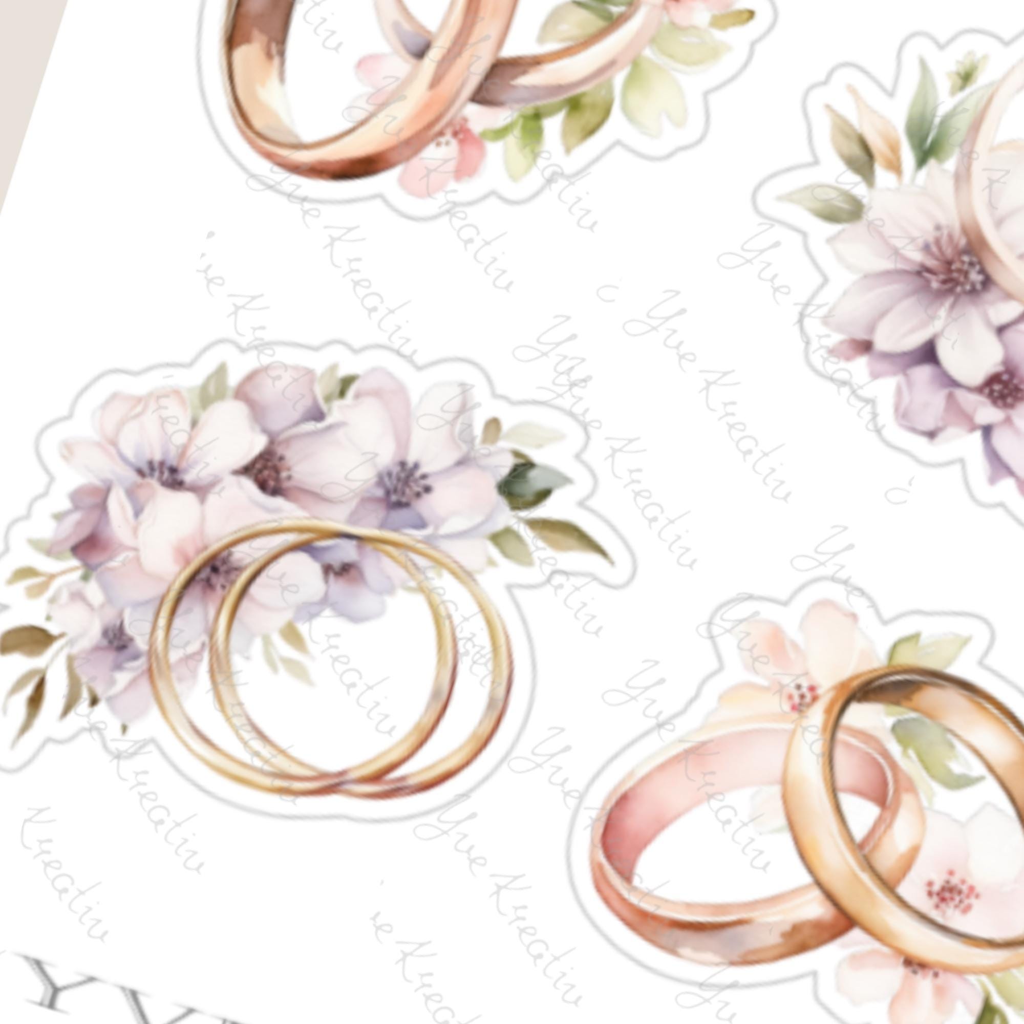 Aufkleber Hochzeit Sticker Bogen Eheringe Stickerbogen Ringe zur Auswahl in Weiß - Transparent - Matt - Glanz #SBA6 Aufkleber Hochzeit Sticker Bogen Eheringe Stickerbogen Ringe zur Auswahl in Weiß - Transparent - Matt - Glanz #SBA6
