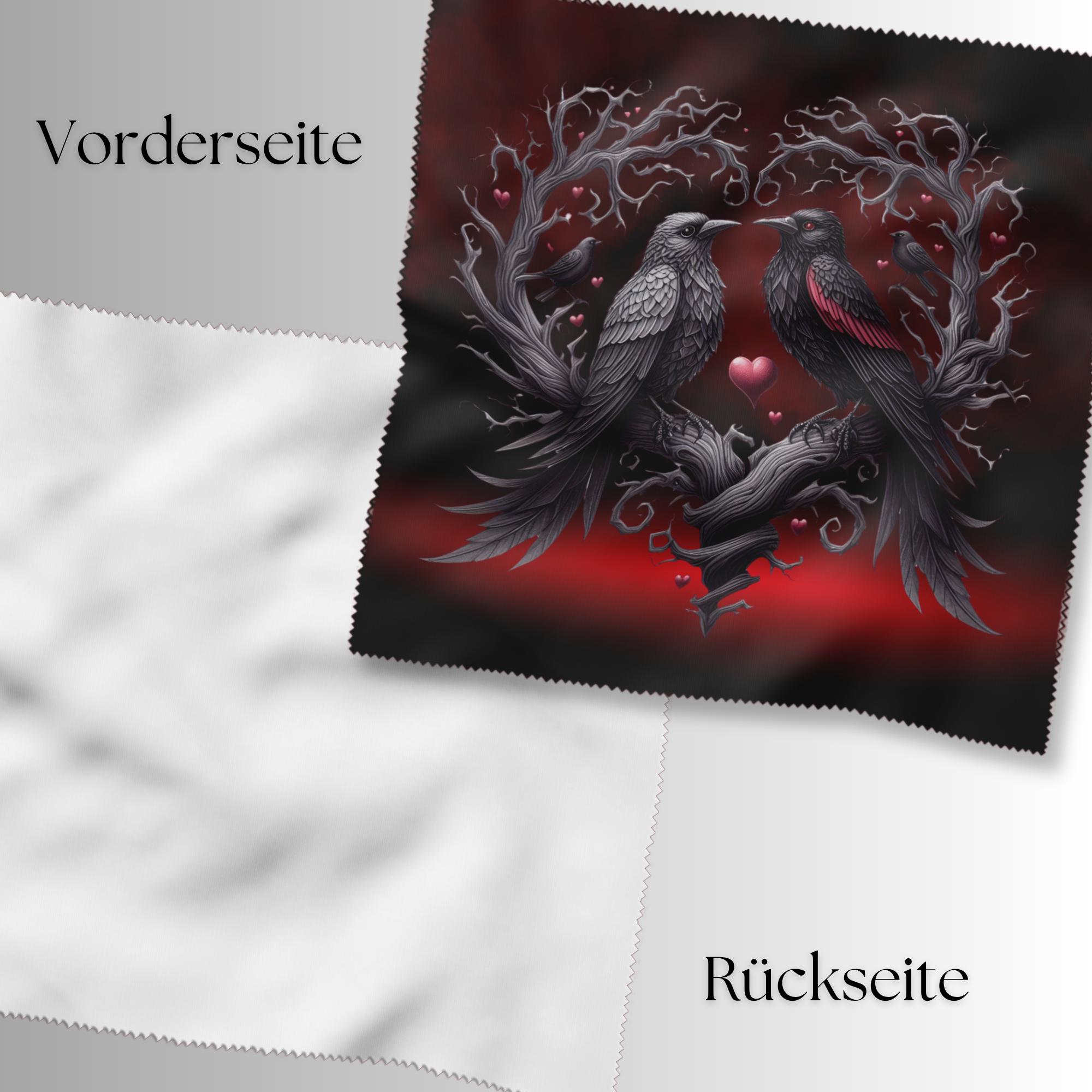 Brillenputztuch – Individuell bedrucktes Mikrofasertuch für Brillen, Displays & mehr | Perfektes Geschenk für Gothic Fans #TI59