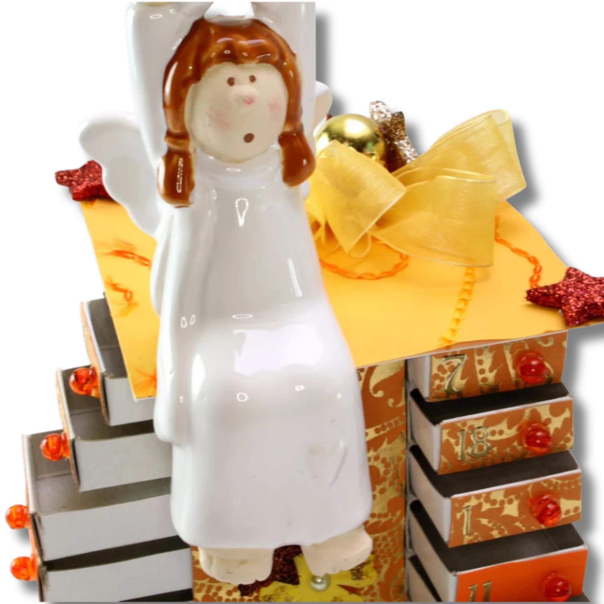 Adventskalender aus 24 Streichholzschachteln Tischdeko zu Weihnachten Adventskalender zum Befüllen Adventsdeko Geschenk Freundin  #627795461