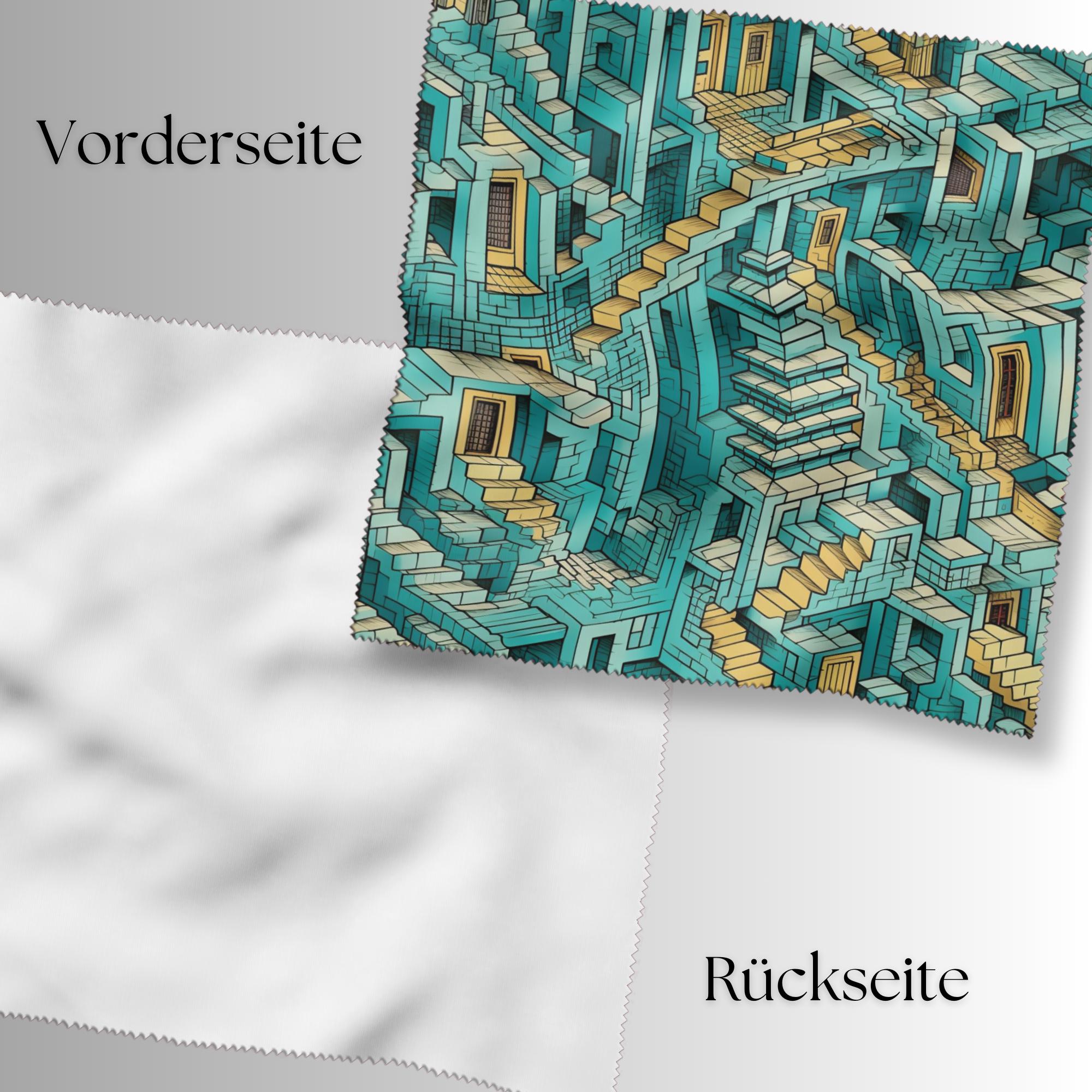 Brillenputztuch Op-Art bedrucktes Mikrofasertuch für Brille Sonnenbrille Displays Handyputztuch Brillentuch Mikrofaser #AL74