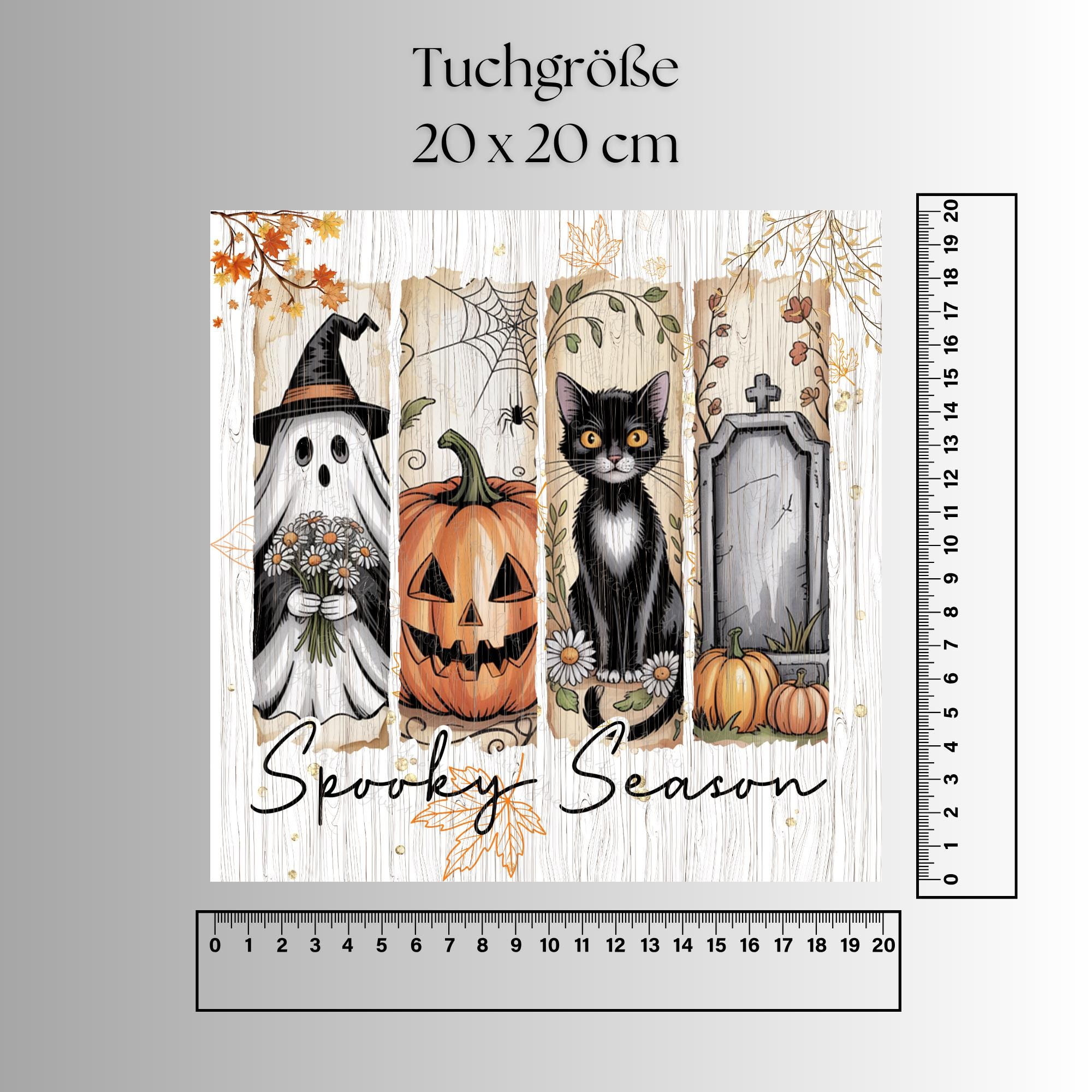 Brillenputztuch Halloween bedrucktes Mikrofasertuch für Sonnenbrille Displays Handy Herbst Geschenk Halloween Mitbringsel Herbst #SA11