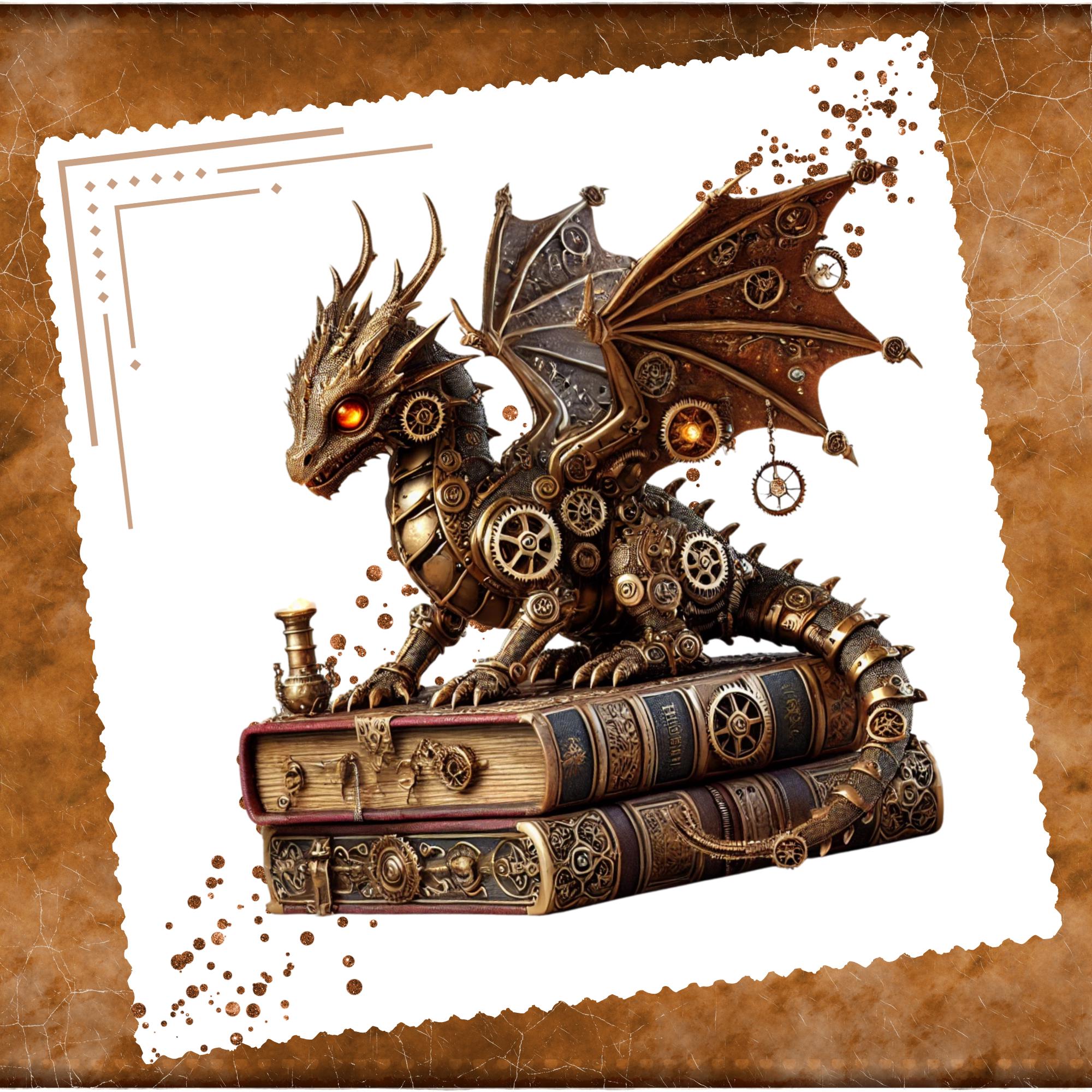 Brillenputztuch Steampunk Drachen ausgefallenes Geschenk bedrucktes Mikrofasertuch für Brillen Tuch für Displays  #FA21