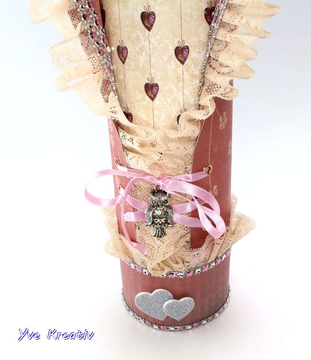 Zylinder Dose / Schachtel "Romantik" / Hochzeit Geschenk Zylinder Dose / Schachtel "Romantik" / Hochzeit Geschenk