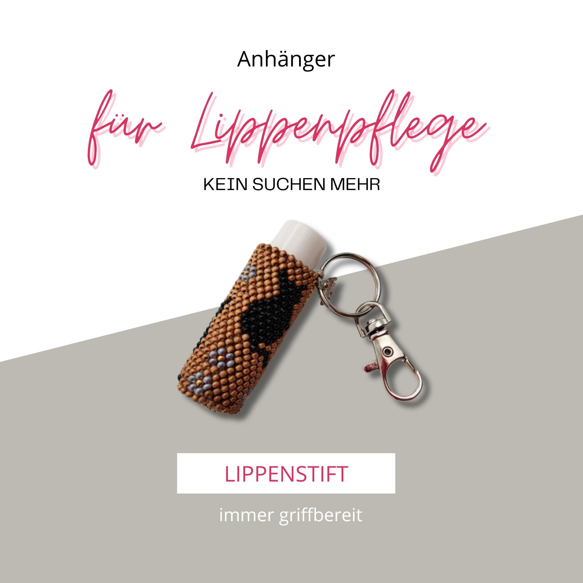 Anhänger für Lippenpflegestift Katze Lippenbalsam Täschchen Schlüsselanhänger aus Rocailles Miniperlen gehäkelt #1583201560 Anhänger für Lippenpflegestift Katze Lippenbalsam Täschchen Schlüsselanhänger aus Rocailles Miniperlen gehäkelt #1583201560